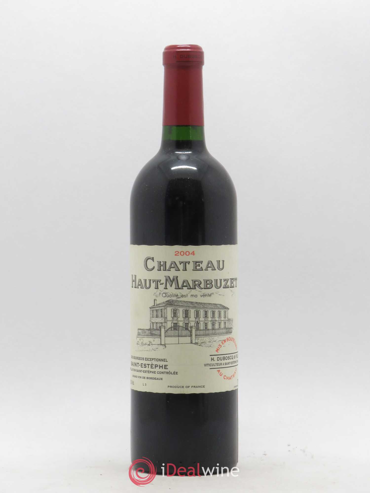 Château Haut Marbuzet 2004 - Lot de 1 bouteille - 0