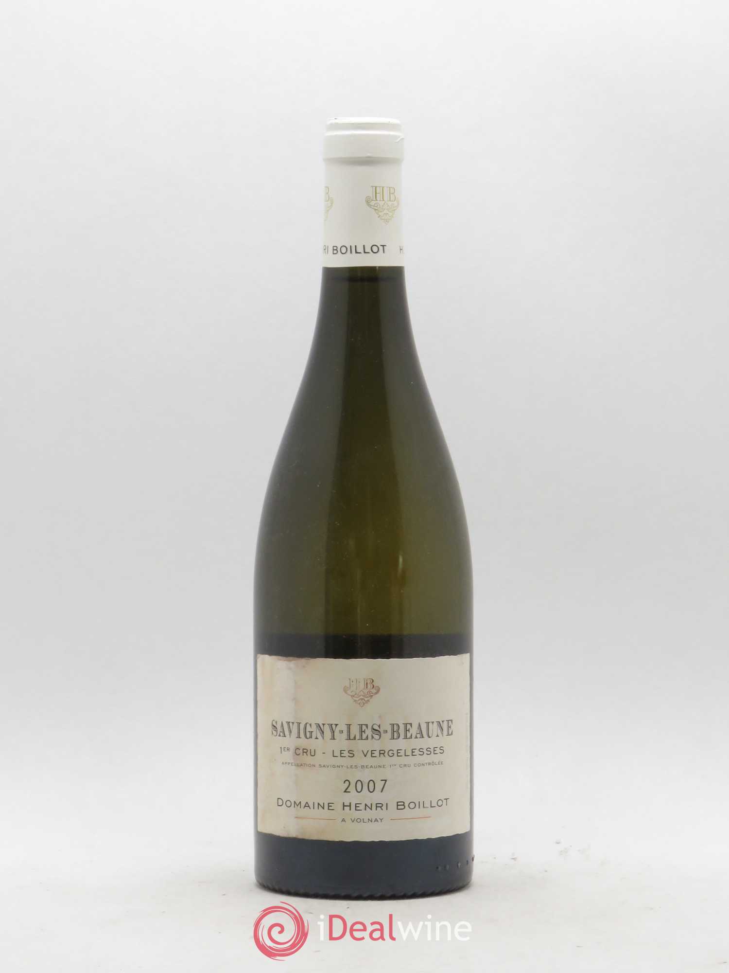Savigny-lès-Beaune 1er Cru Les Vergelesses Domaine Henri Boillot 2007 - Posten von 1 Flasche - 0