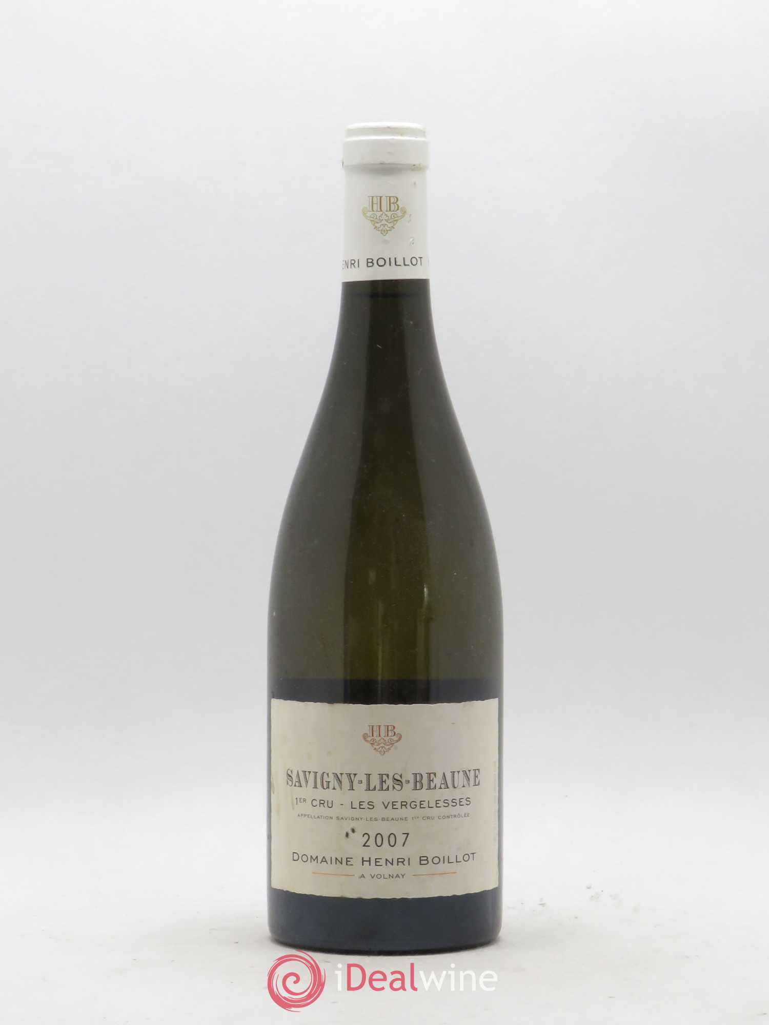 Savigny-lès-Beaune 1er Cru Les Vergelesses Domaine Henri Boillot 2007 - Posten von 1 Flasche - 0