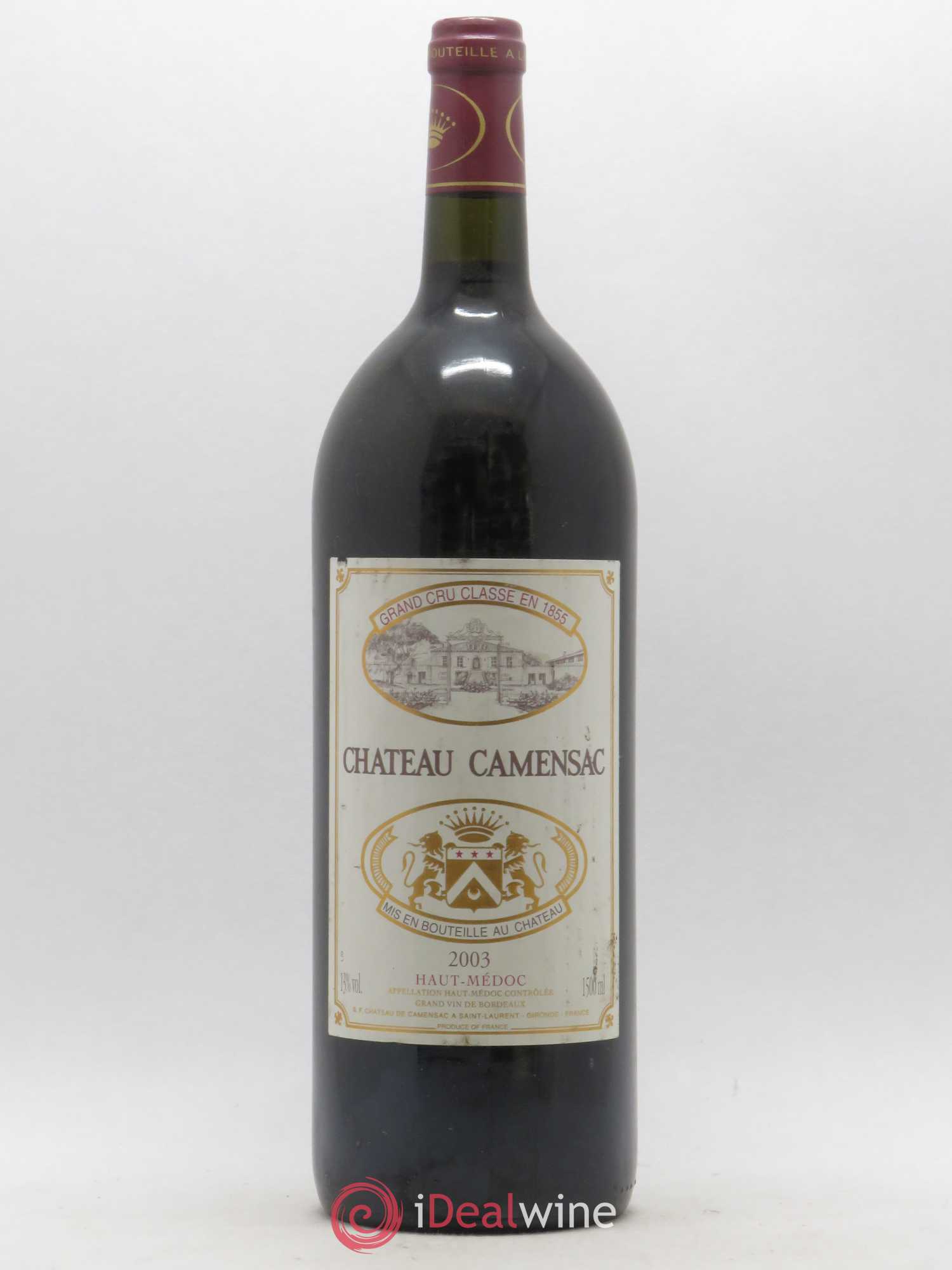 Château Camensac 5ème Grand Cru Classé 2003 - Lot de 1 magnum - 0