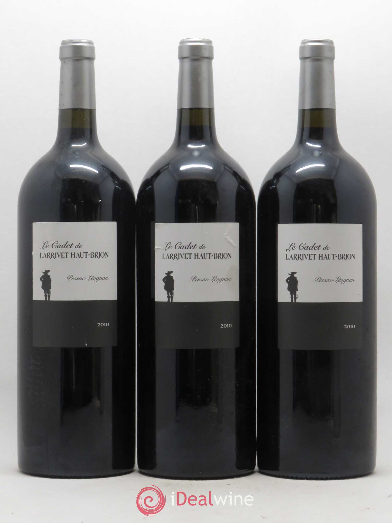 Pessac-Léognan Le Cadet De Larrivet Haut Brion 2010 - Posten von 3 Magnum - 0