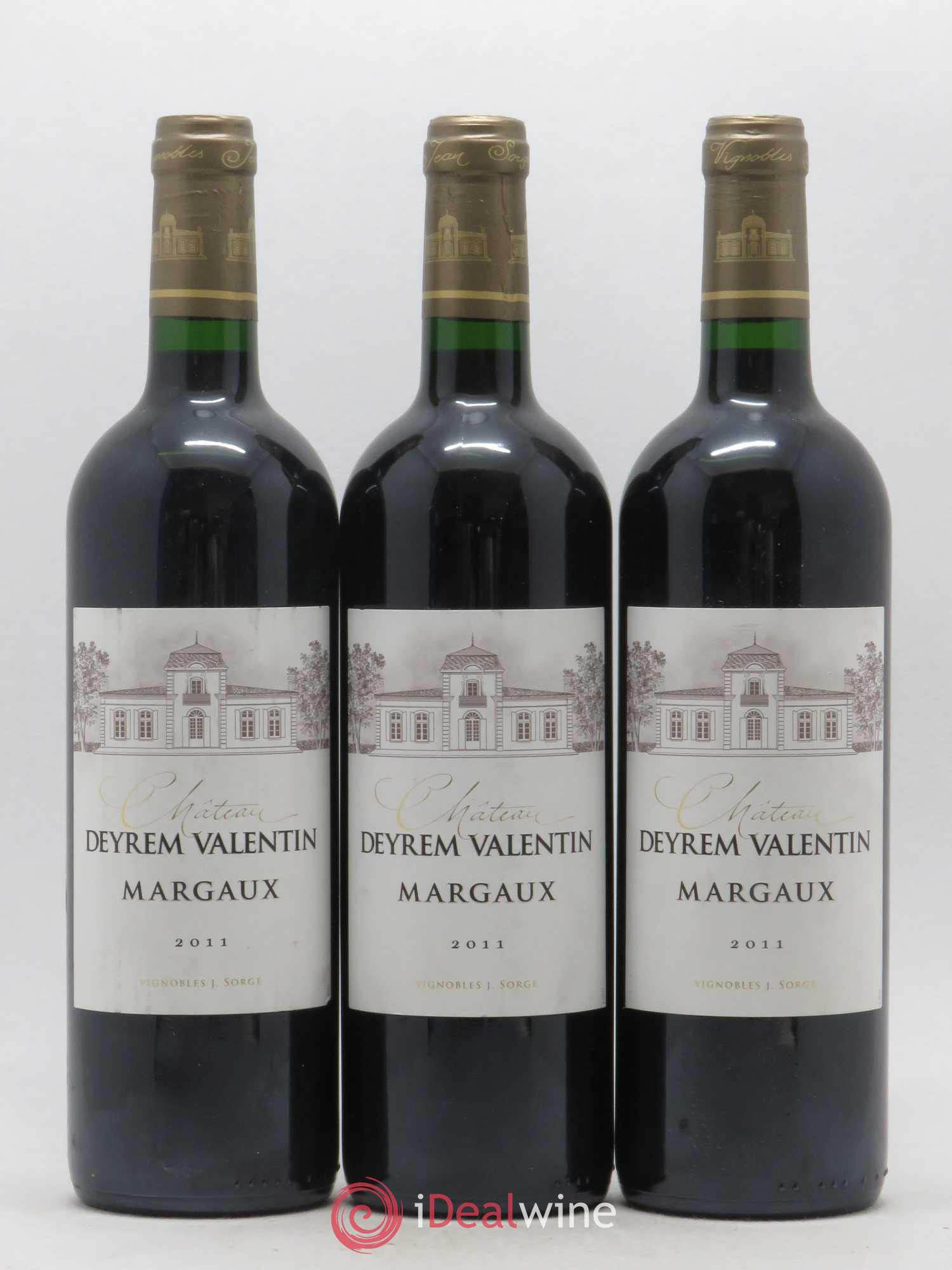 Château Deyrem Valentin Cru Bourgeois 2011 - Lot de 3 bouteilles - 0