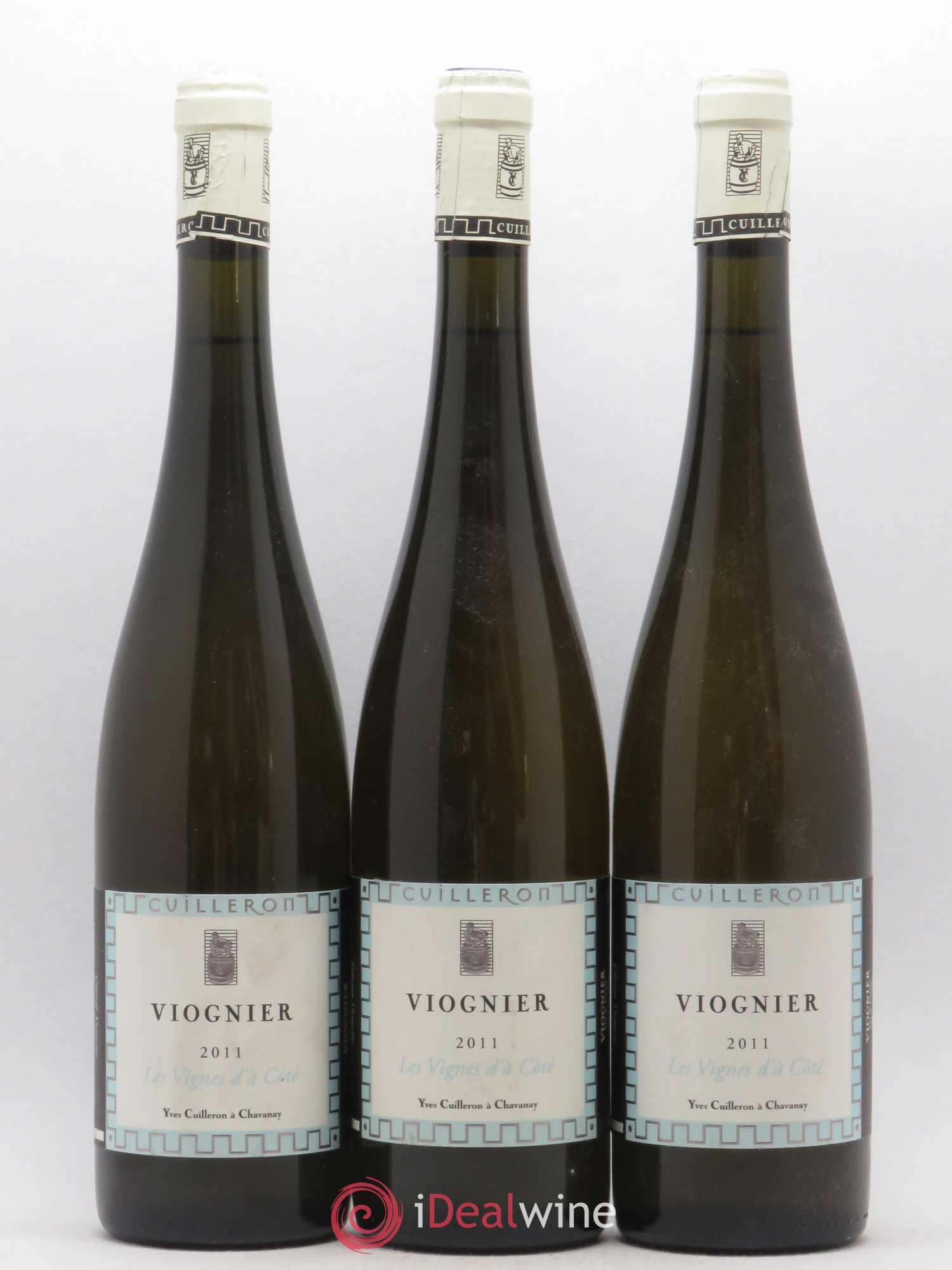 Vin de France Viognier les Vignes d'à Côté Yves Cuilleron 2011 - Posten von 3 Flaschen - 0