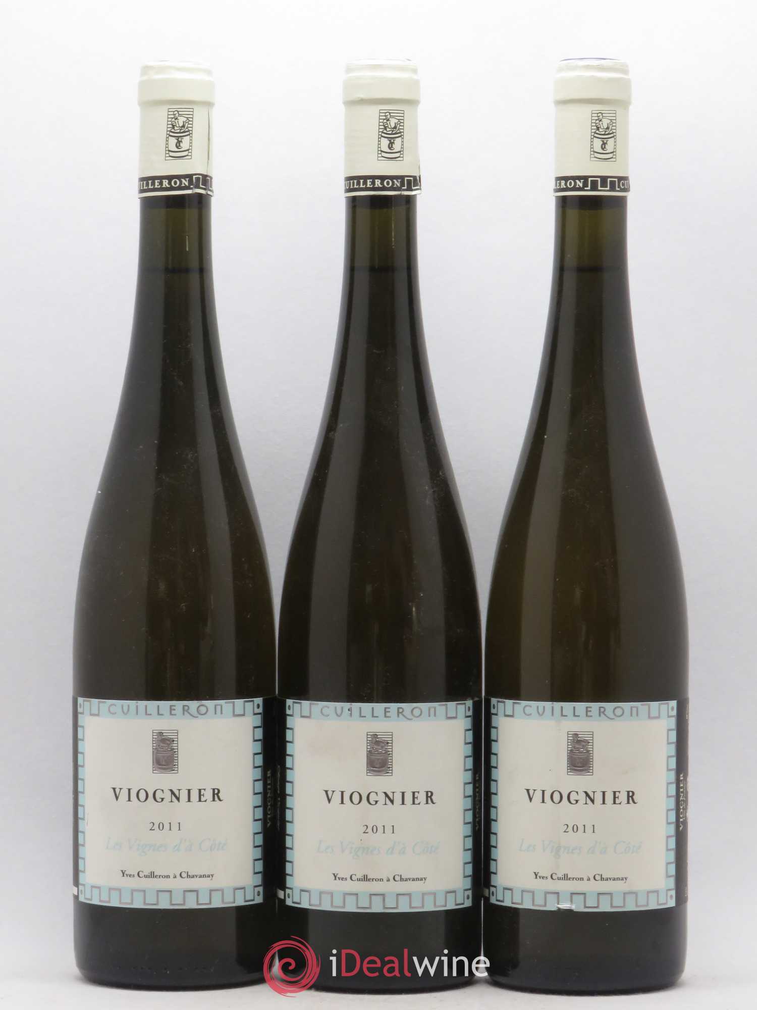 Vin de France Viognier les Vignes d'à Côté Yves Cuilleron 2011 - Posten von 3 Flaschen - 0