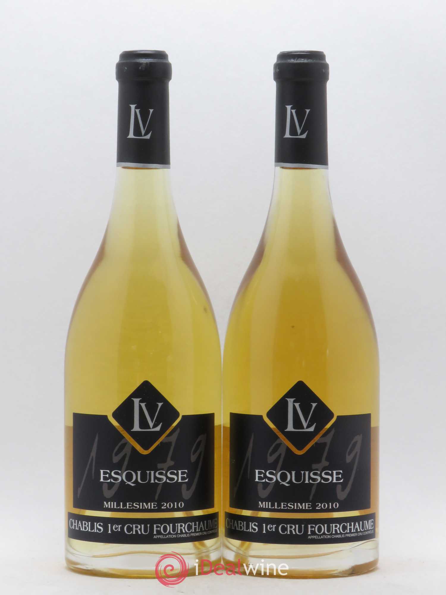 Chablis 1er Cru Fourchaume Esquisse Yvon Et Laurent Vocoret 2010 - Posten von 2 Flaschen - 0