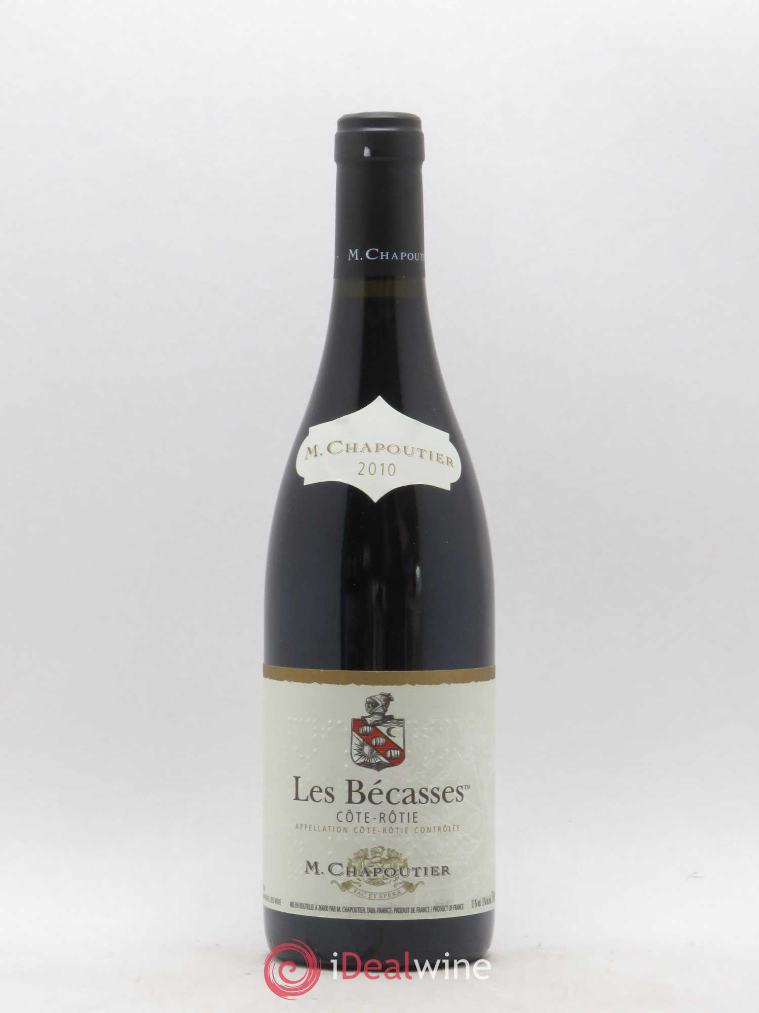 Côte-Rôtie Les Bécasses Chapoutier 2010 - Lot de 1 bouteille - 0