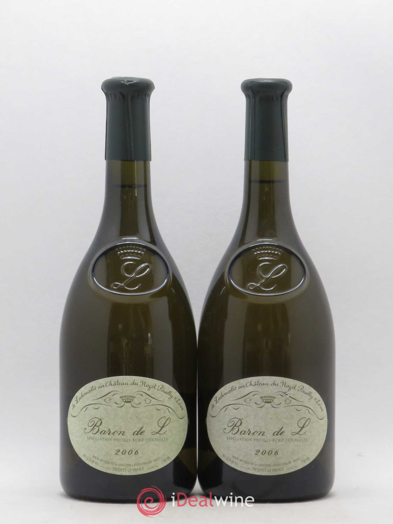 Pouilly-Fumé Baron de L Patrick de Ladoucette 2006 - Lot de 2 bouteilles - 0