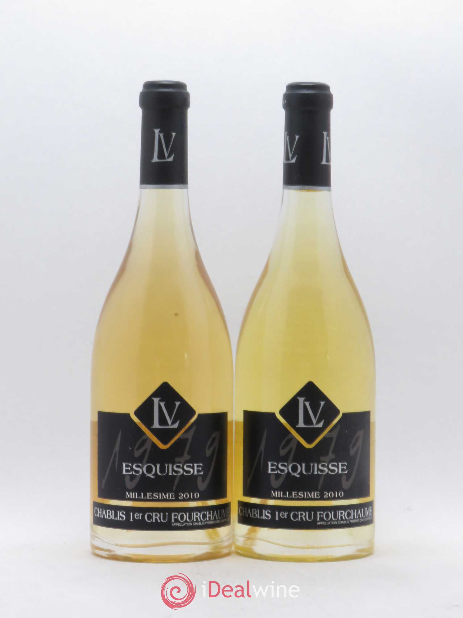 Chablis 1er Cru Fourchaume Esquisse Yvon Et Laurent Vocoret 2010 - Posten von 2 Flaschen - 0