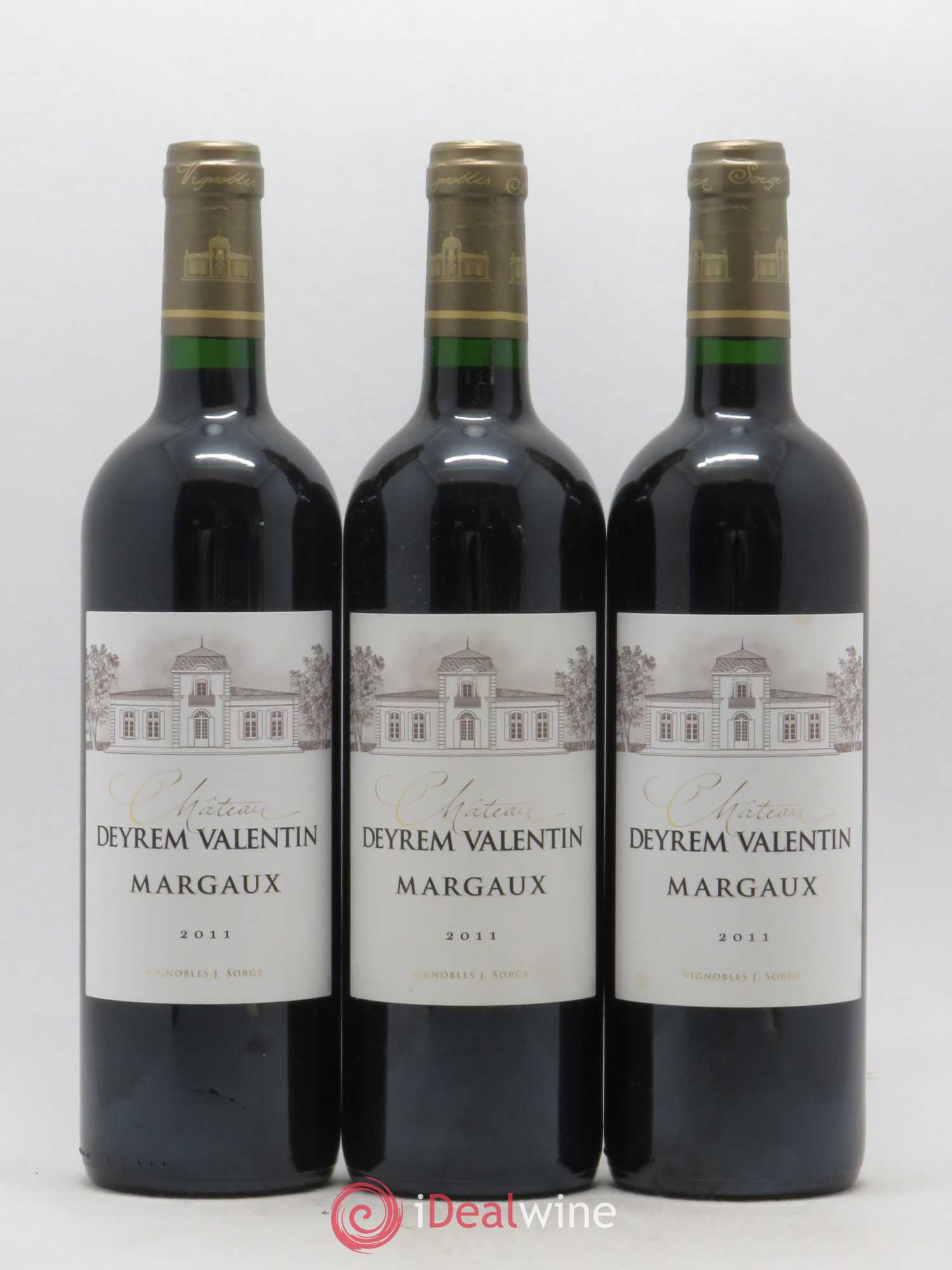 Château Deyrem Valentin Cru Bourgeois 2011 - Lot de 3 bouteilles - 0