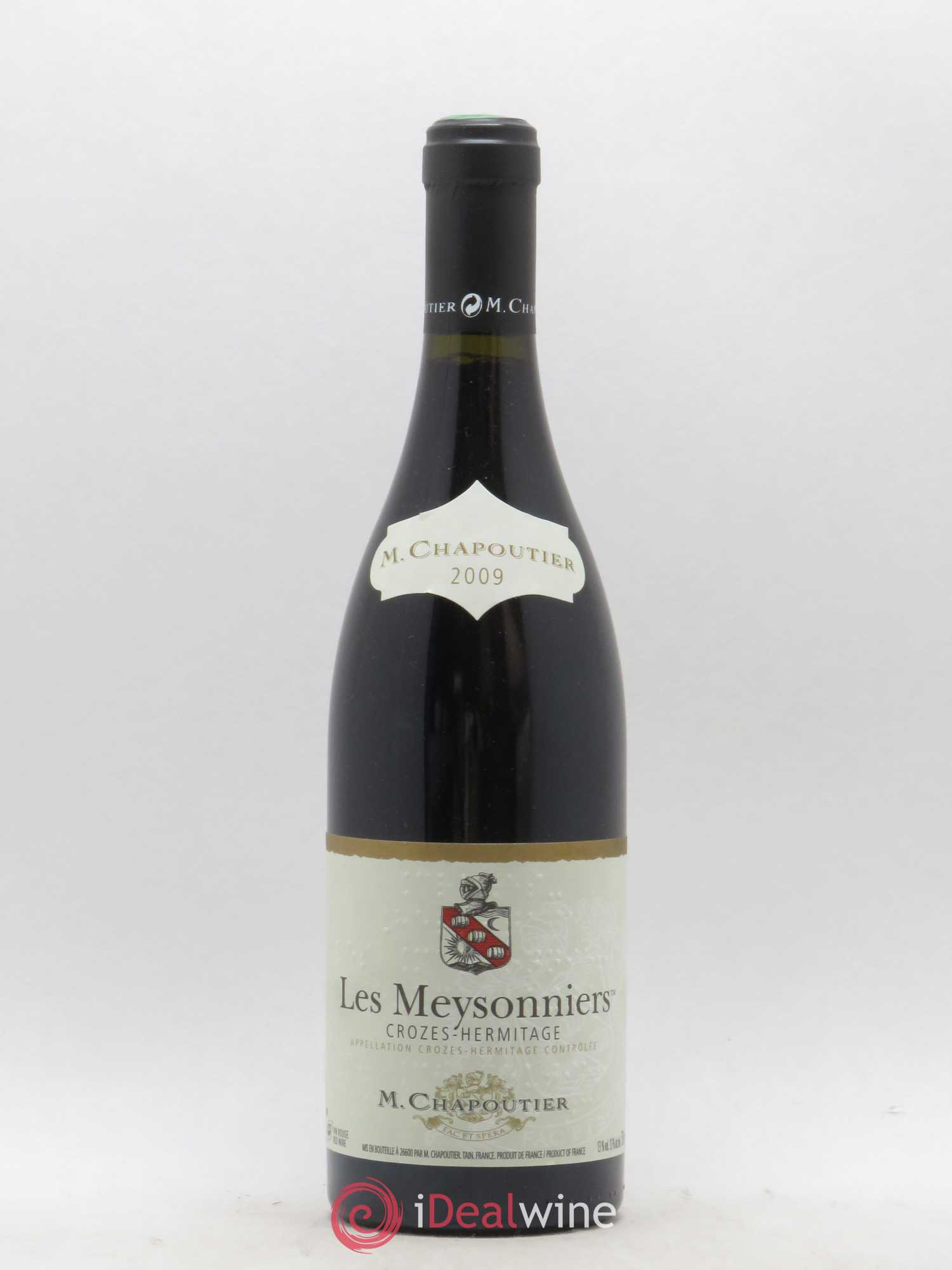 Crozes-Hermitage Les Meysonniers Chapoutier 2009 - Lot de 1 bouteille - 0