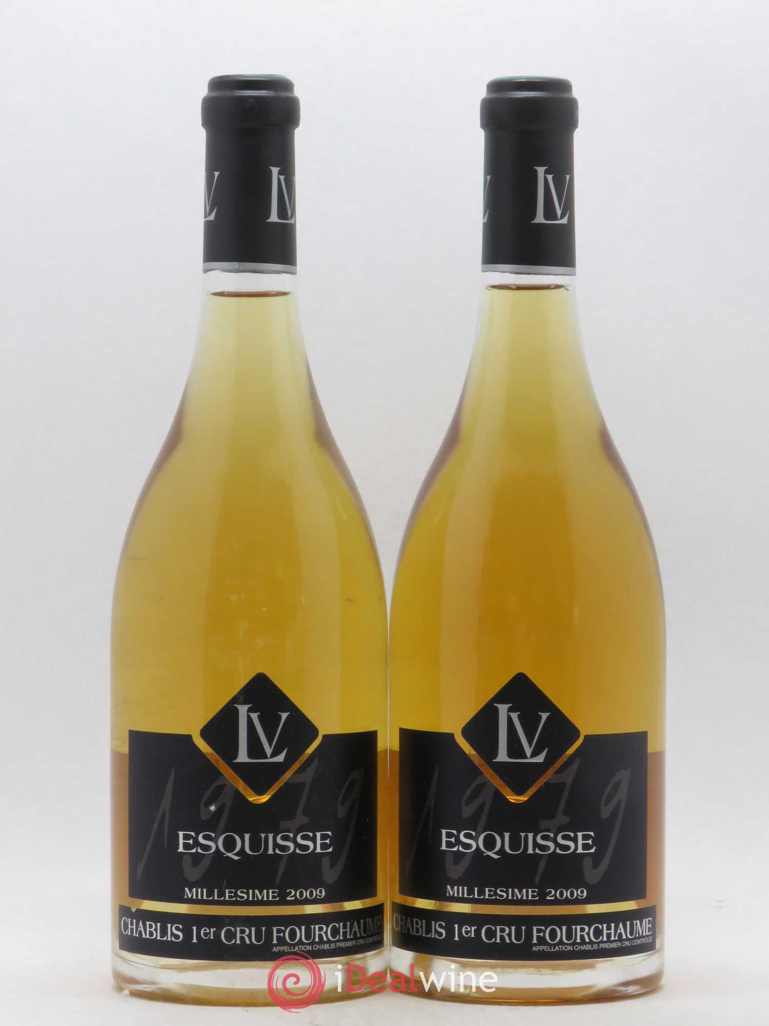Chablis 1er Cru Fourchaume Esquisse Yvon Et Laurent Vocoret 2009 - Posten von 2 Flaschen - 0