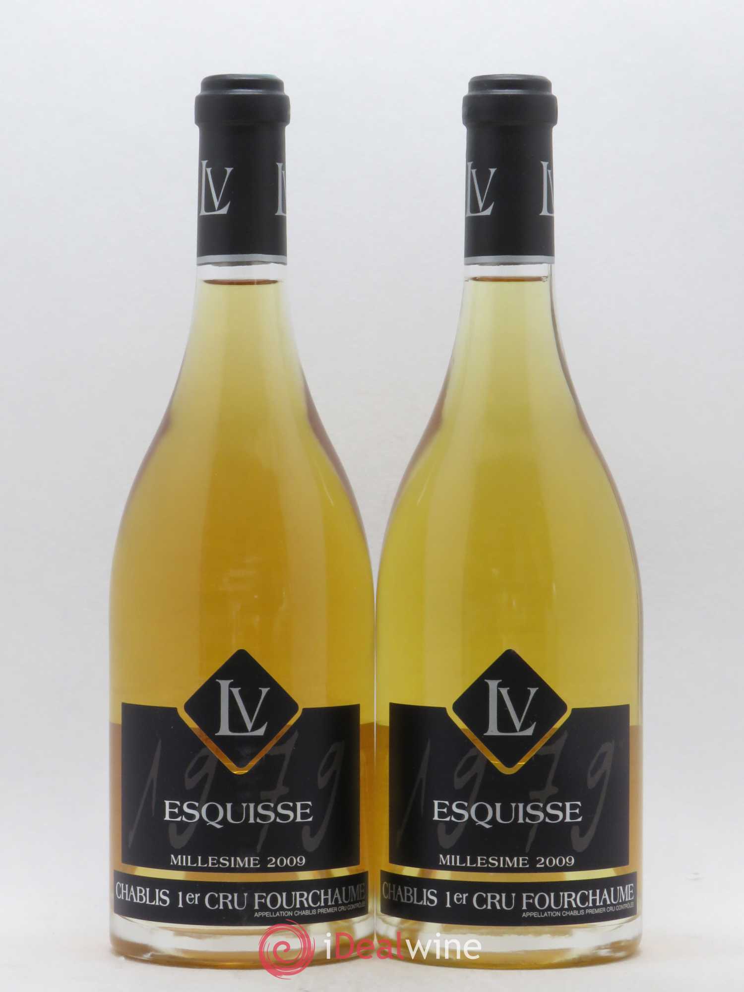 Chablis 1er Cru Fourchaume Esquisse Yvon Et Laurent Vocoret 2009 - Posten von 2 Flaschen - 0