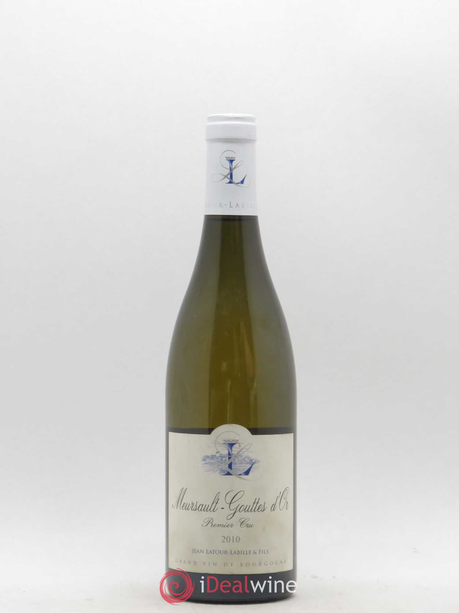 Meursault 1er Cru Gouttes d'Or Jean Latour Labille 2010 - Posten von 1 Flasche - 0