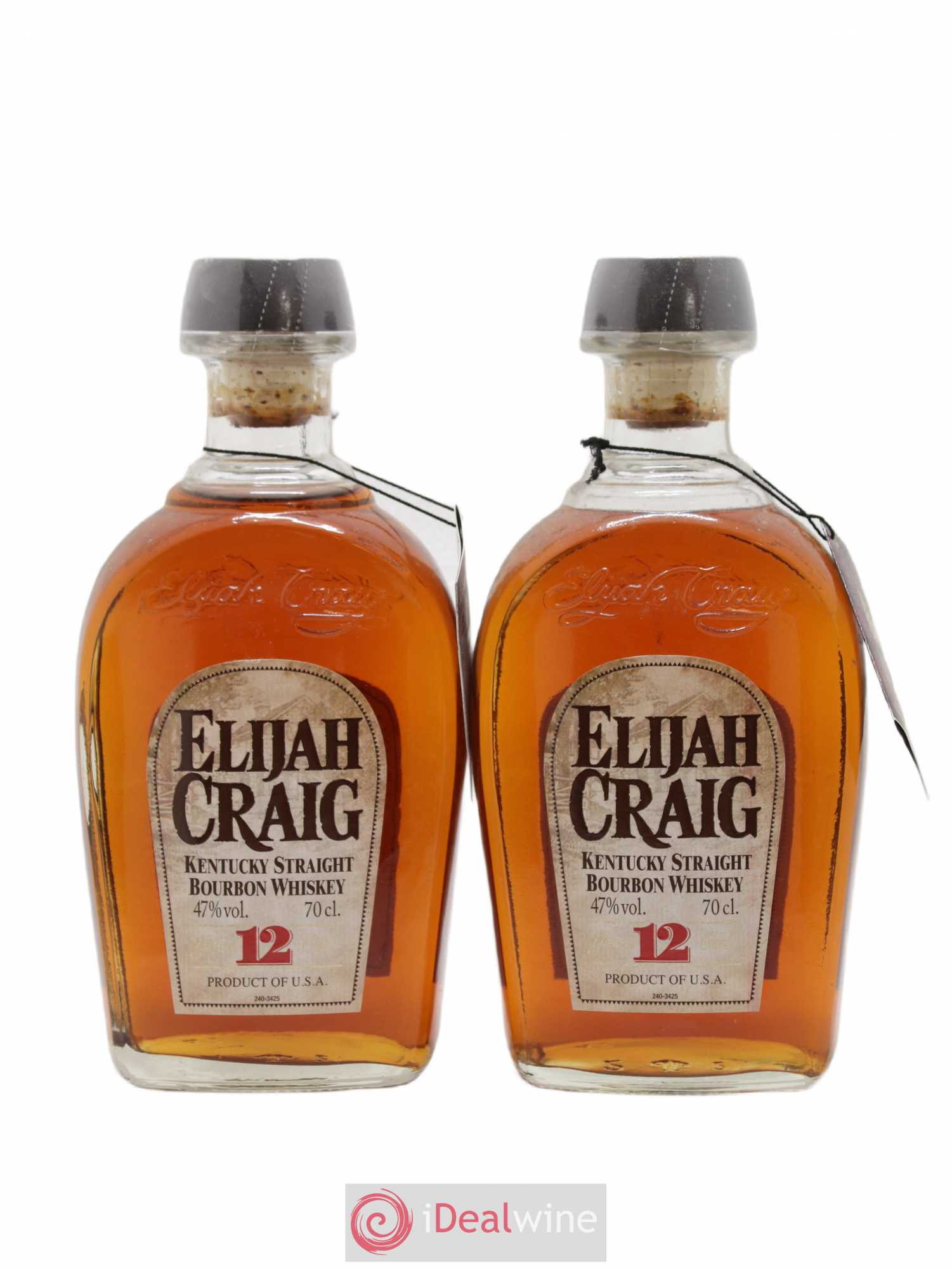 Elijah Craig 12 years Of. Perfection Takes Time - Lot de 2 bouteilles - 0