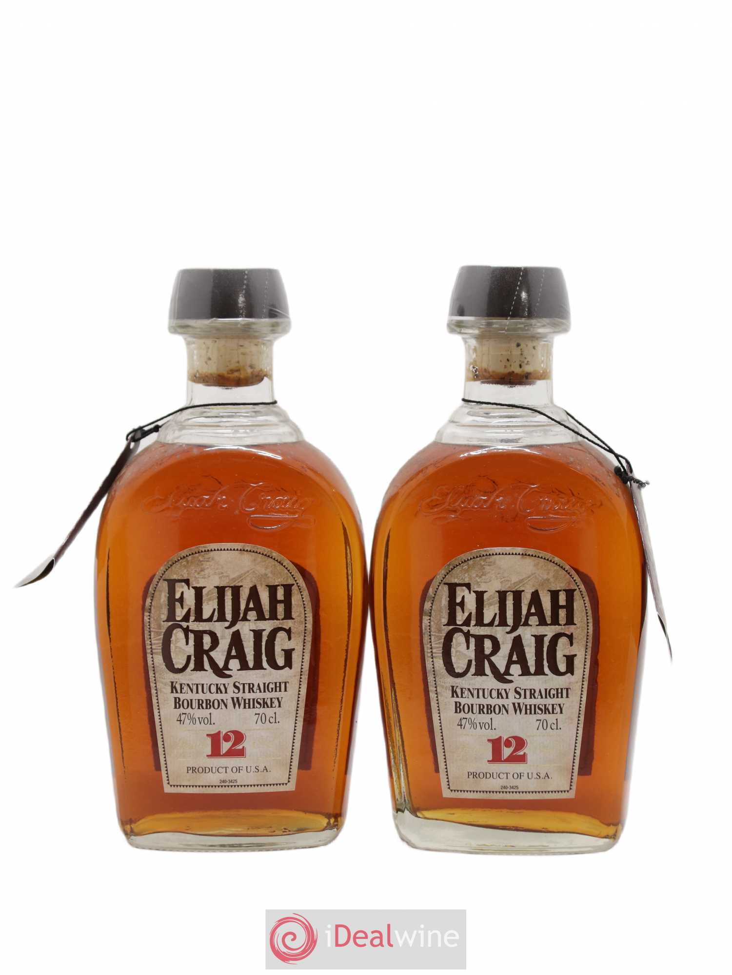 Elijah Craig 12 years Of. Perfection Takes Time - Lot de 2 bouteilles - 0