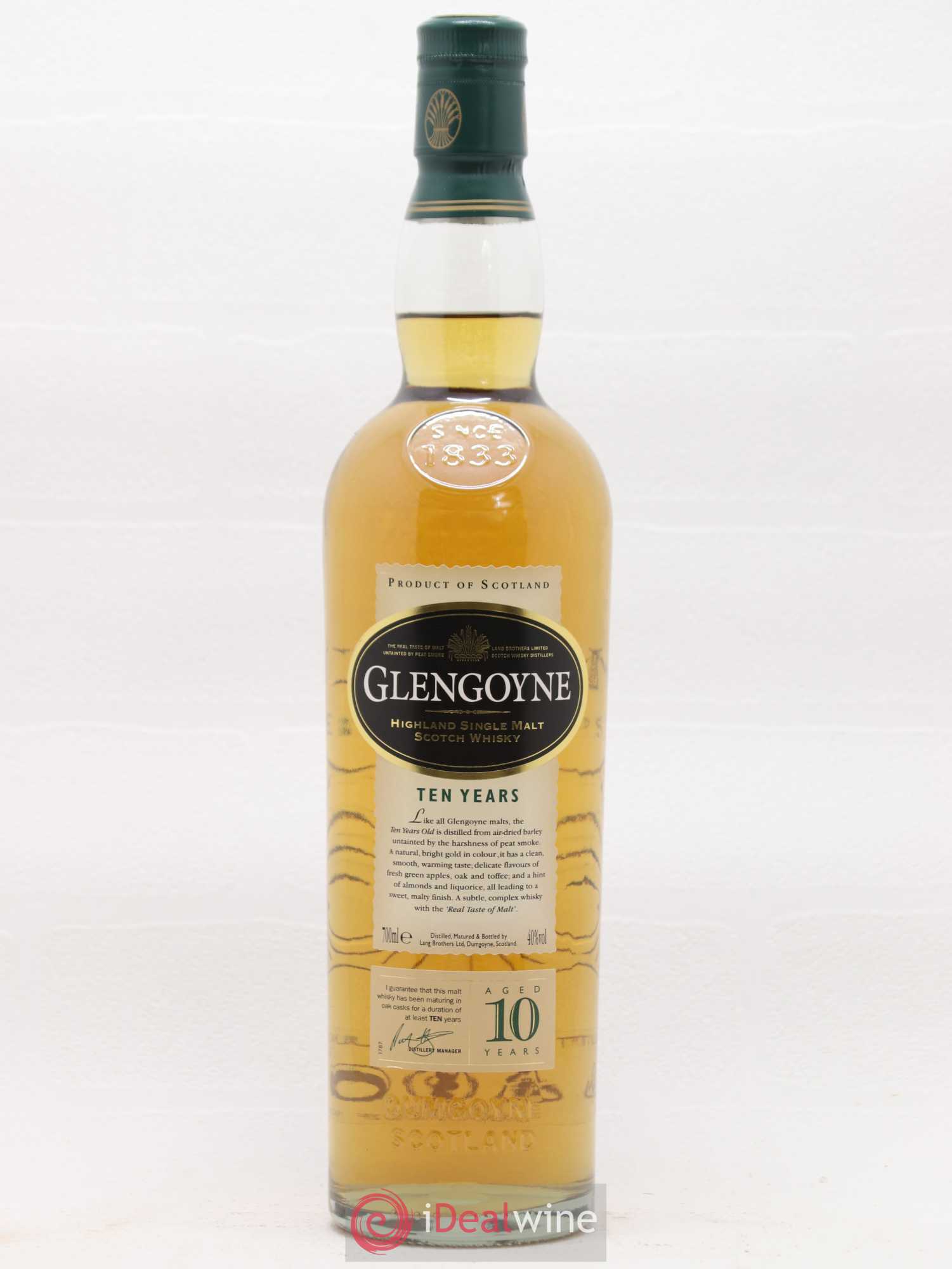 Whisky Edrington Glengoyne Single Malt 10 ans - Posten von 1 Flasche - 1