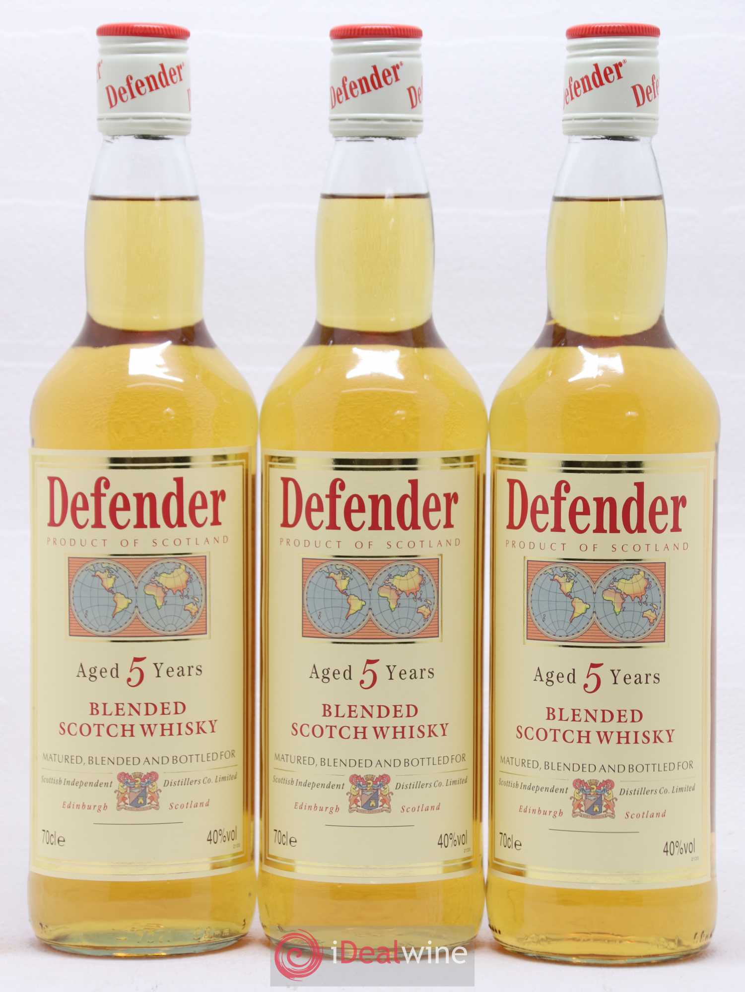 Whisky Defender 5 ans - Lot de 3 bouteilles - 1