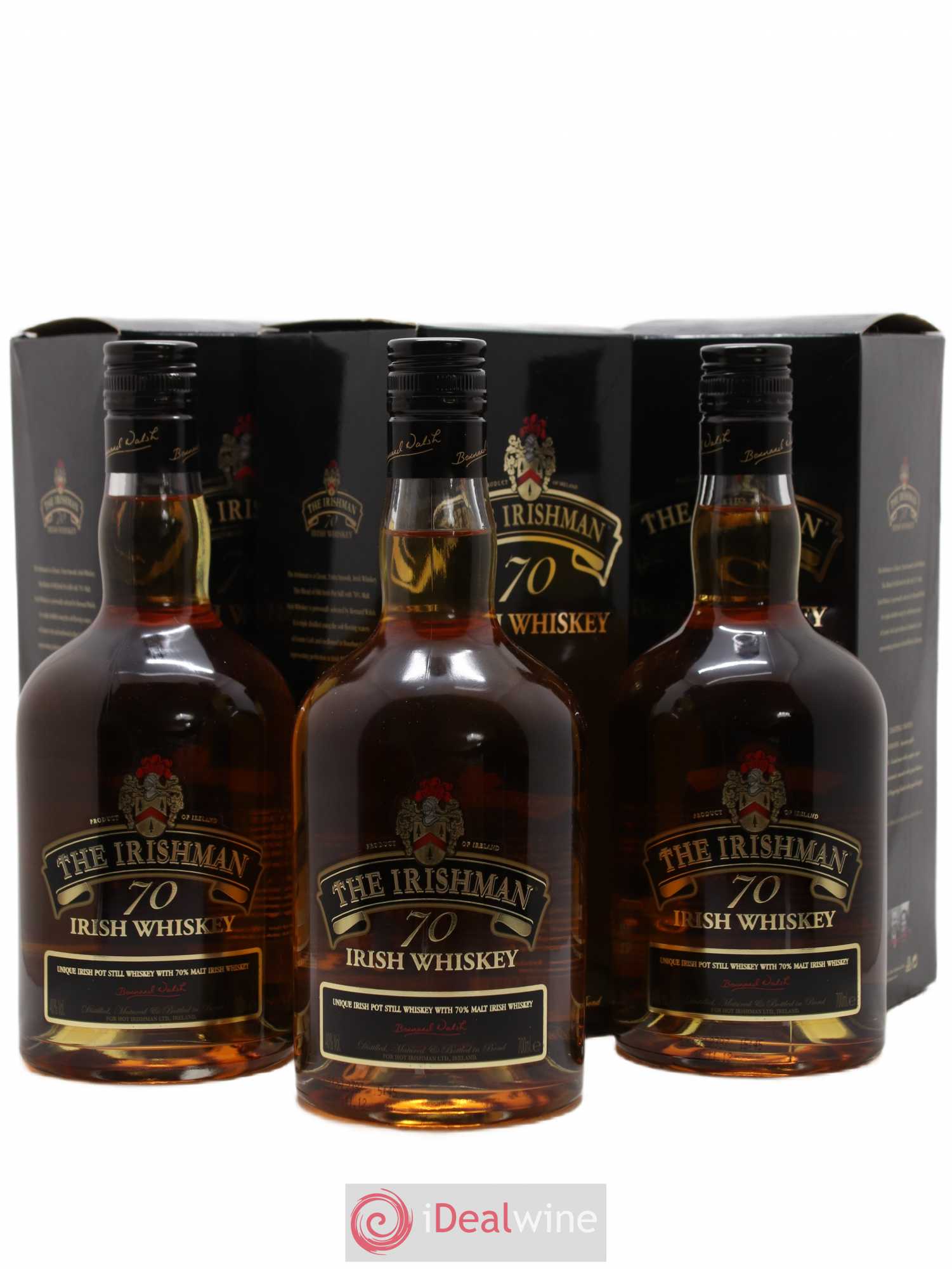 Whisky The Irishman 70 - Posten von 3 Flaschen - 0