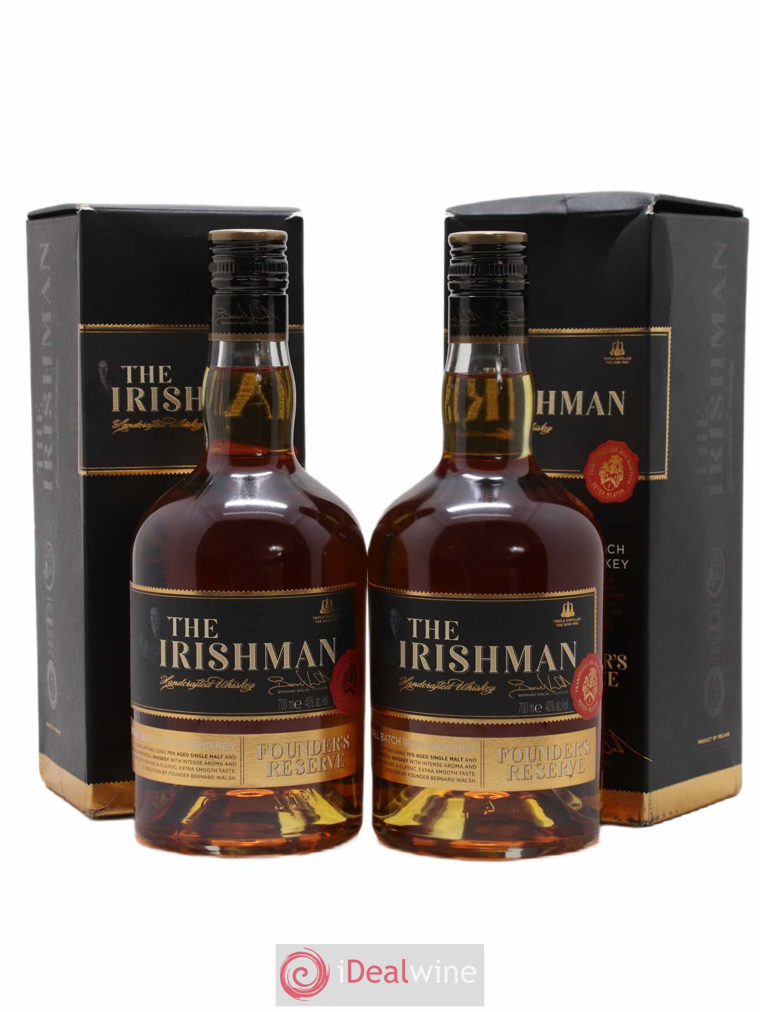 Whisky The Irishman Founder's Reserve - Posten von 2 Flaschen - 0