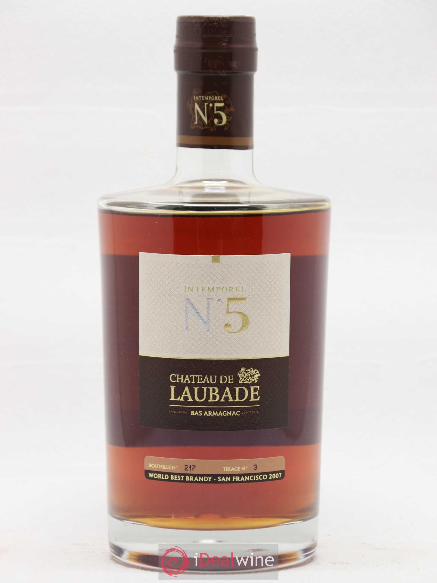 Bas-Armagnac Château de Laubade Intemporel N°5 - Posten von 1 Flasche - 1