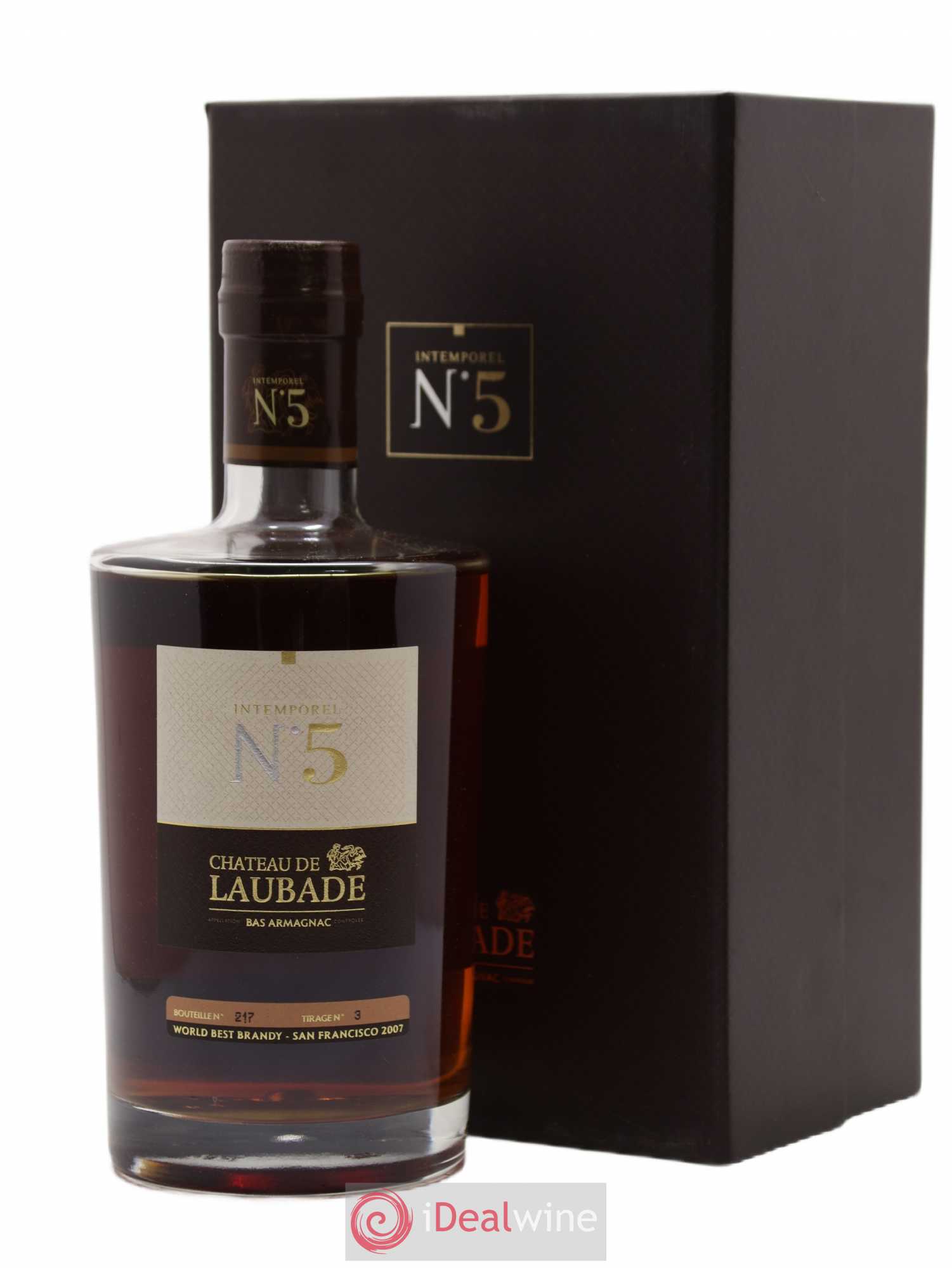 Bas-Armagnac Château de Laubade Intemporel N°5 - Posten von 1 Flasche - 0