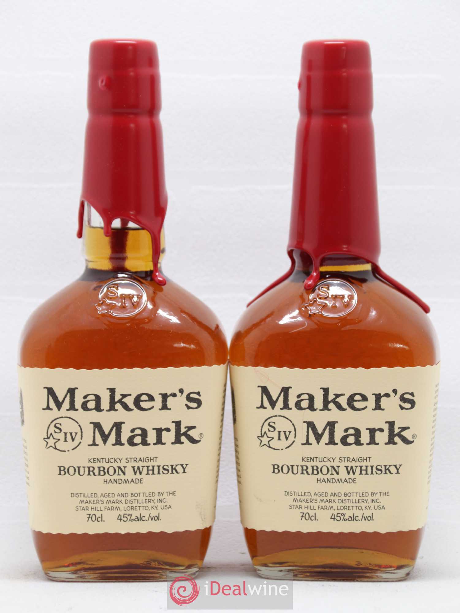 Whisky Bourbon Maker's Mark Kentucky Straight USA - Posten von 2 Flaschen - 1