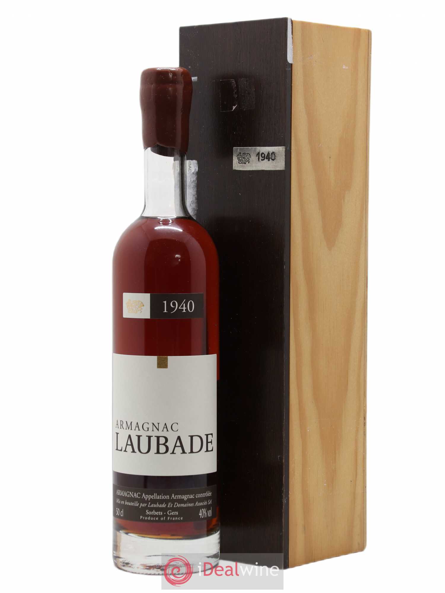 Armagnac Laubade 50 cl 1940 - Posten von 1 Flasche - 0
