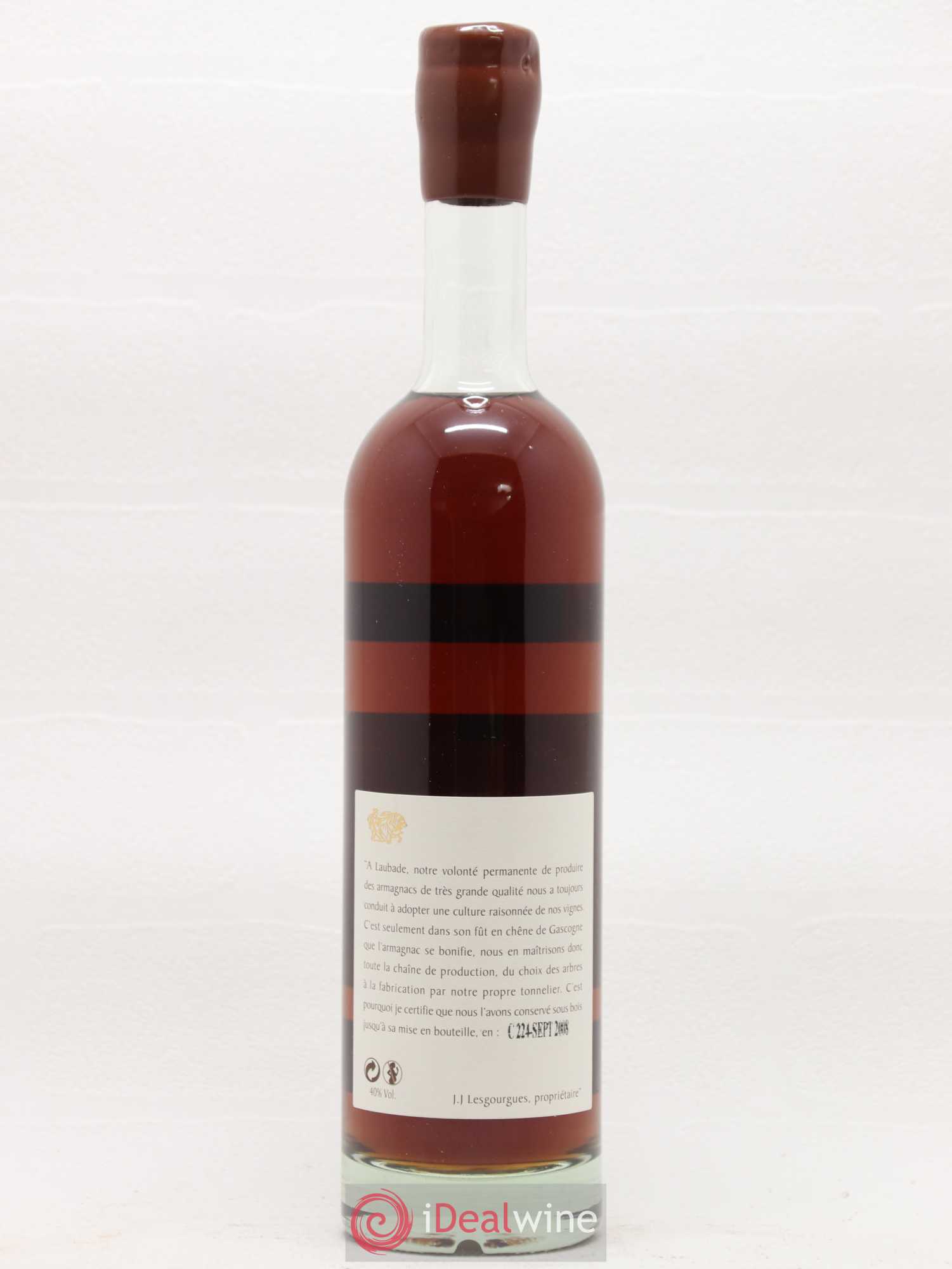 Armagnac Laubade 50 cl 1949 - Posten von 1 Flasche - 2