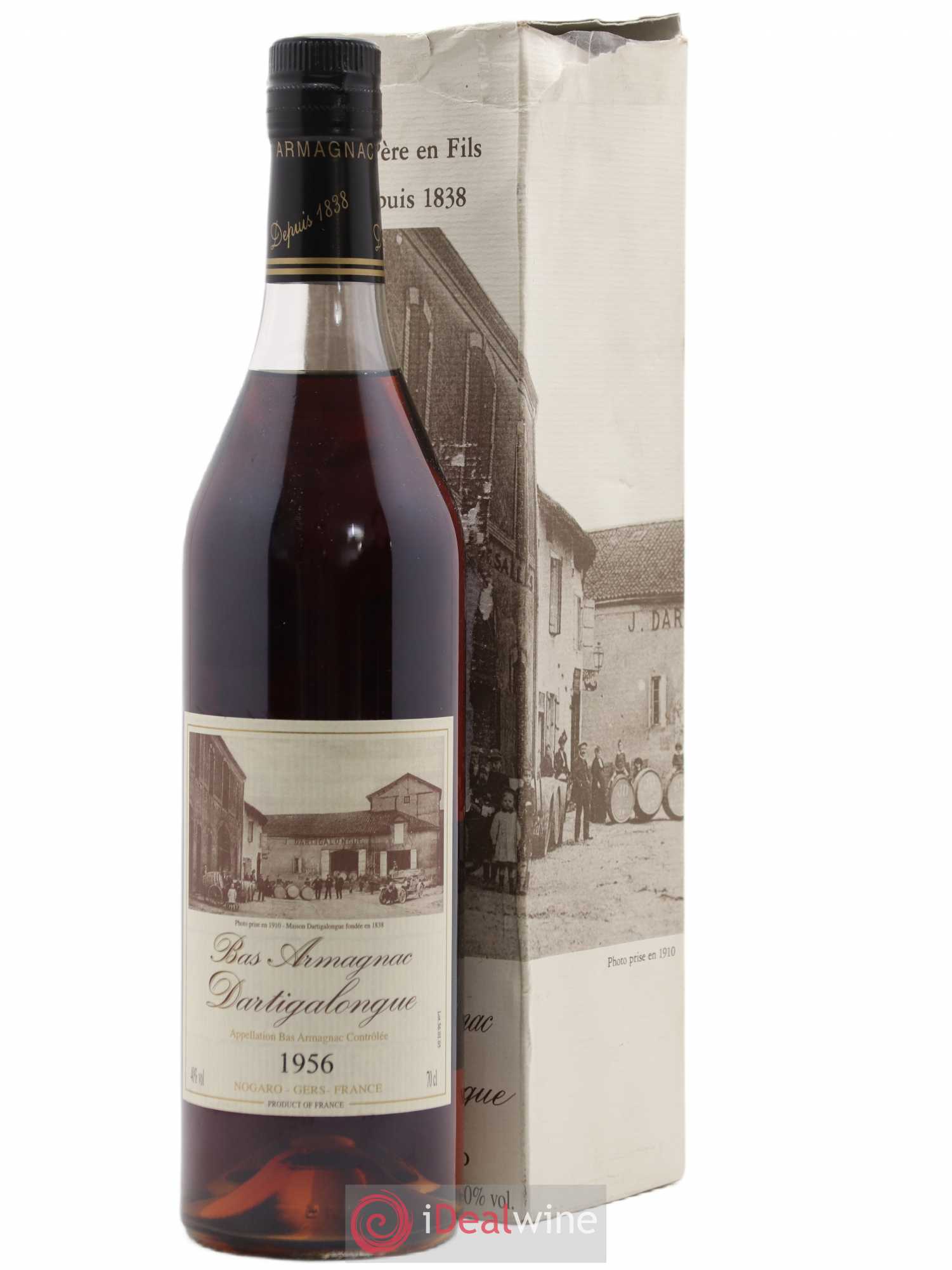 Bas-Armagnac 1956 - Posten von 1 Flasche - 0