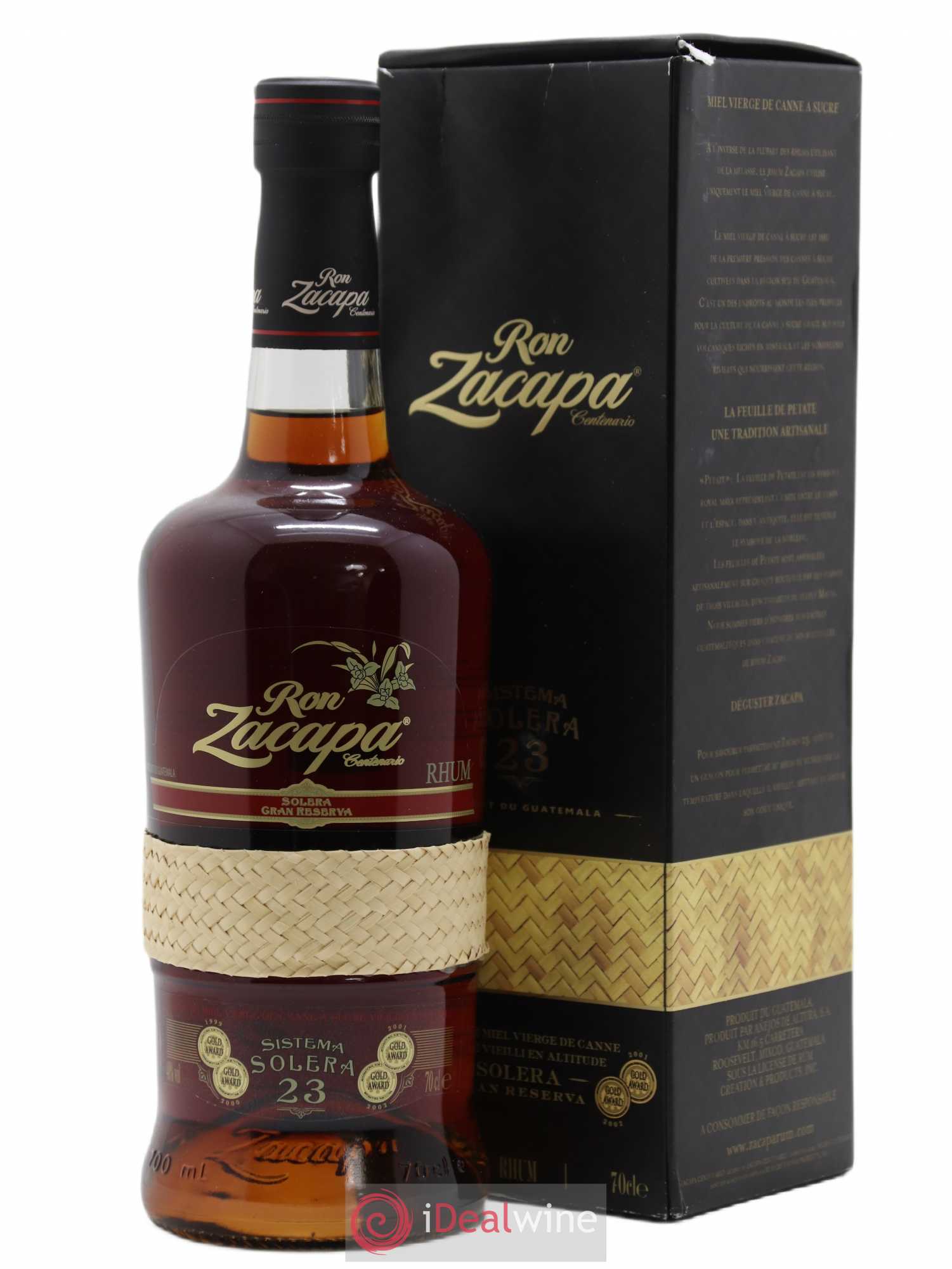 Rhum Zacapa 23 ans Sistema Solera Gran Reserva - Lotto di 1 bottiglia - 0