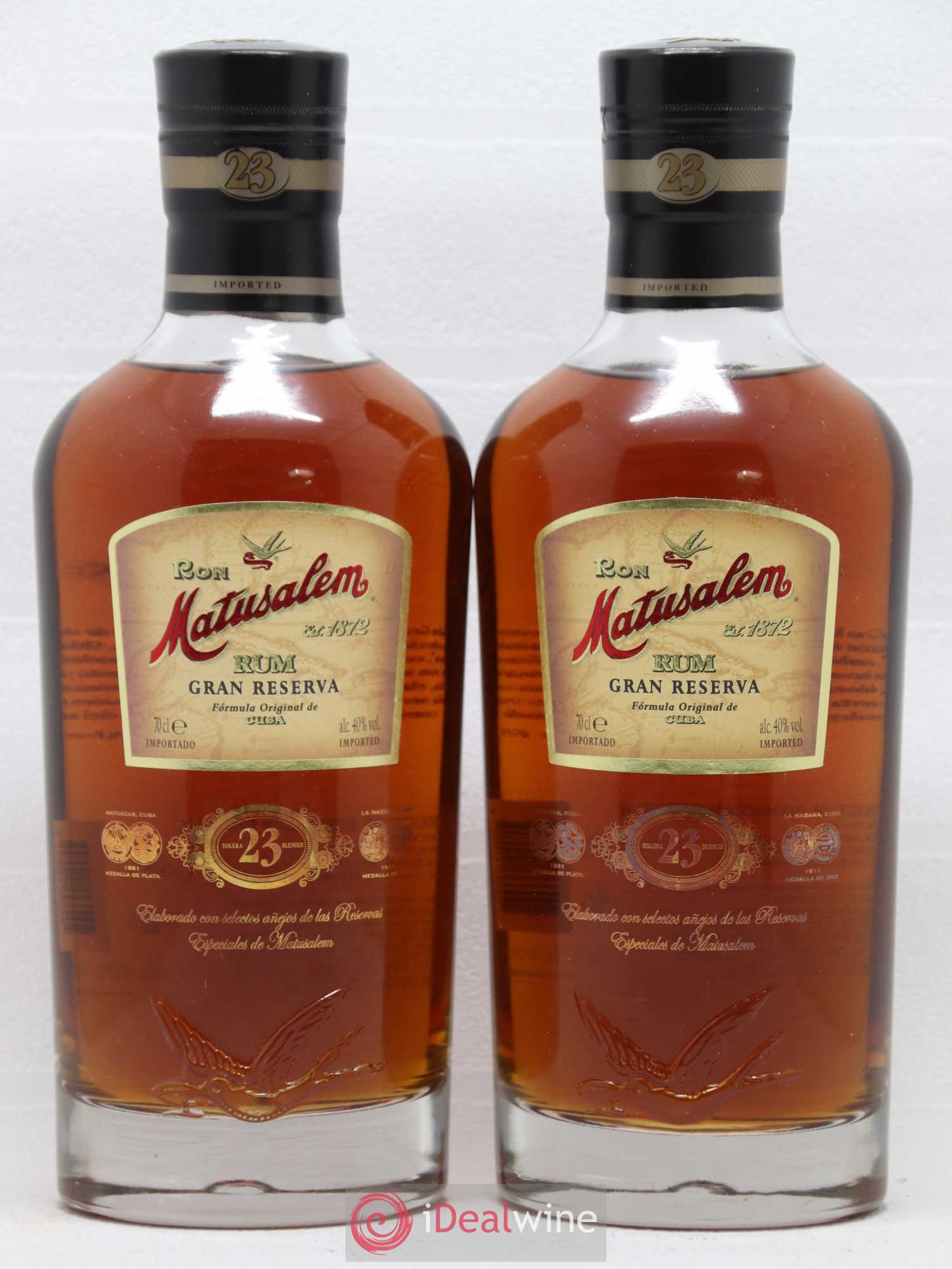 Rhum Matusalem Gran Reserva 23 ans - Posten von 2 Flaschen - 1
