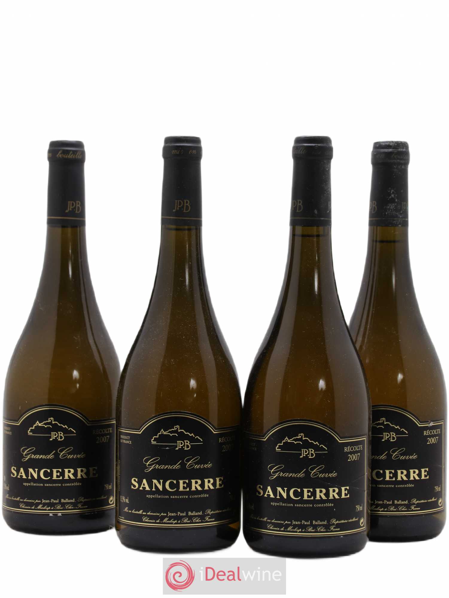 Sancerre Grande Cuvee Jean Paul Balland 2007 - Posten von 4 Flaschen - 0