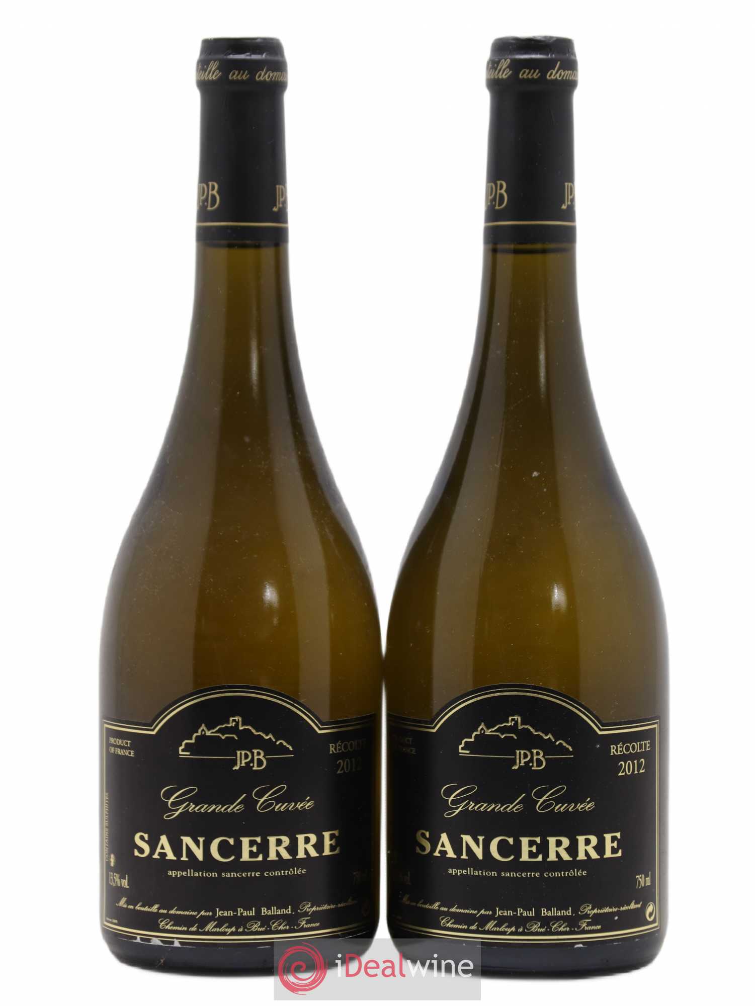 Sancerre Grande Cuvee Jean Paul Balland 2012 - Posten von 2 Flaschen - 0