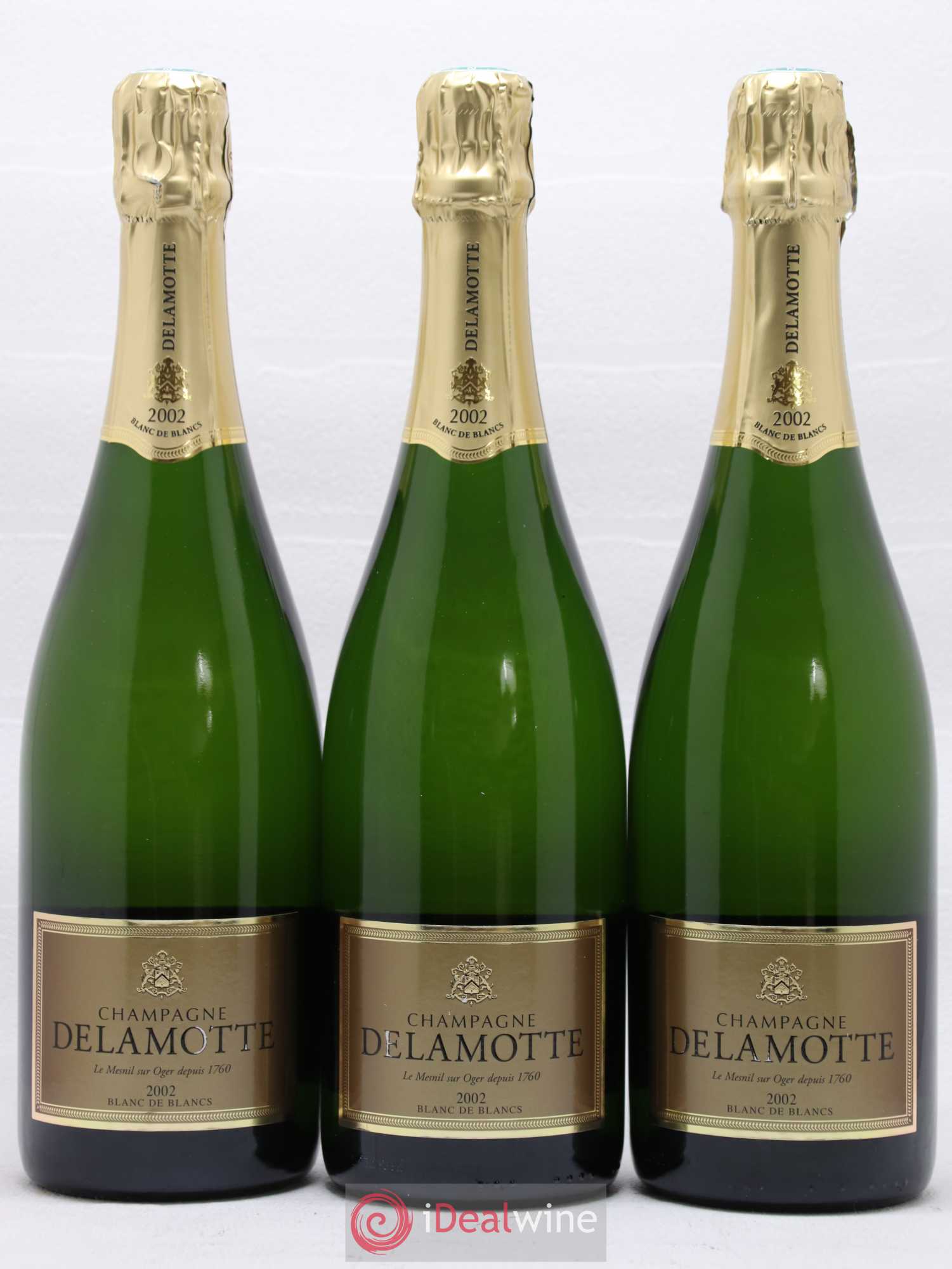 Champagne Blanc de Blancs Delamotte 2002 - Posten von 6 Flaschen - 1