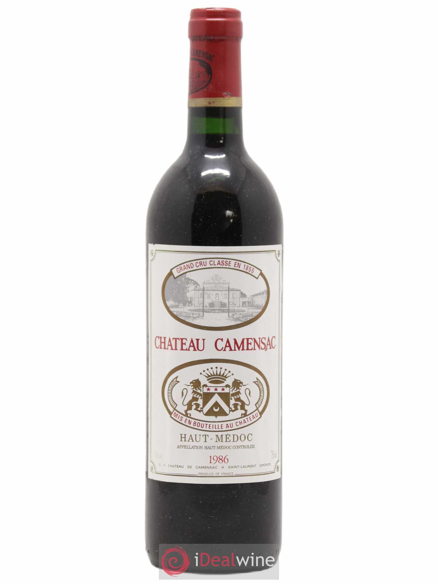 Château Camensac 5ème Grand Cru Classé 1986 - Lot de 1 bouteille - 0