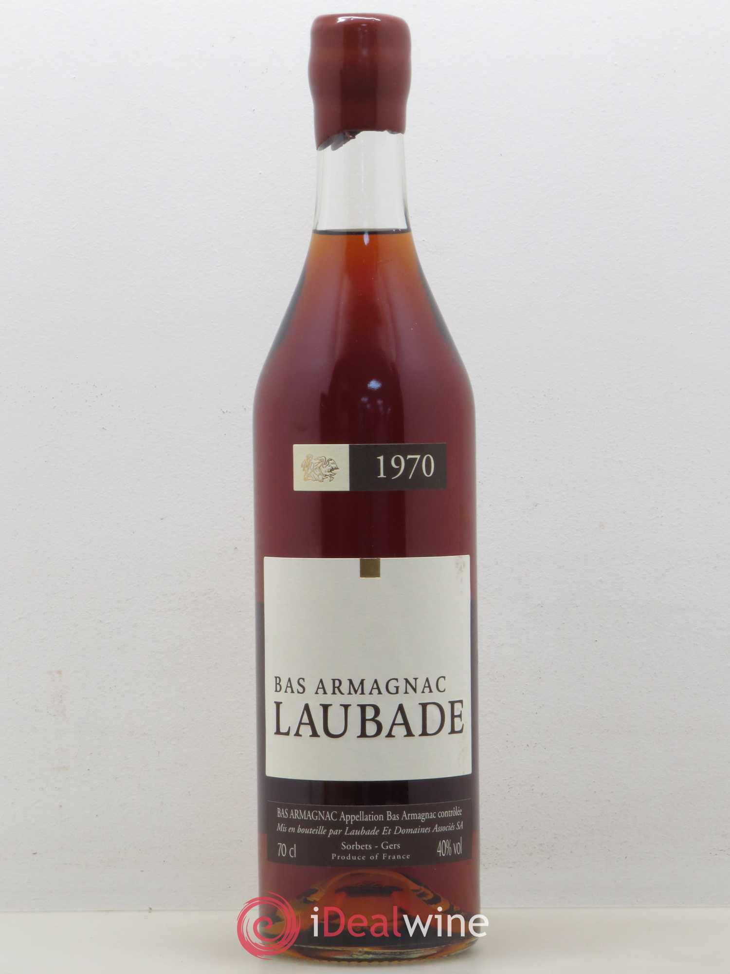 Bas-Armagnac Château de Laubade 1970 - Lot de 1 bouteille - 0