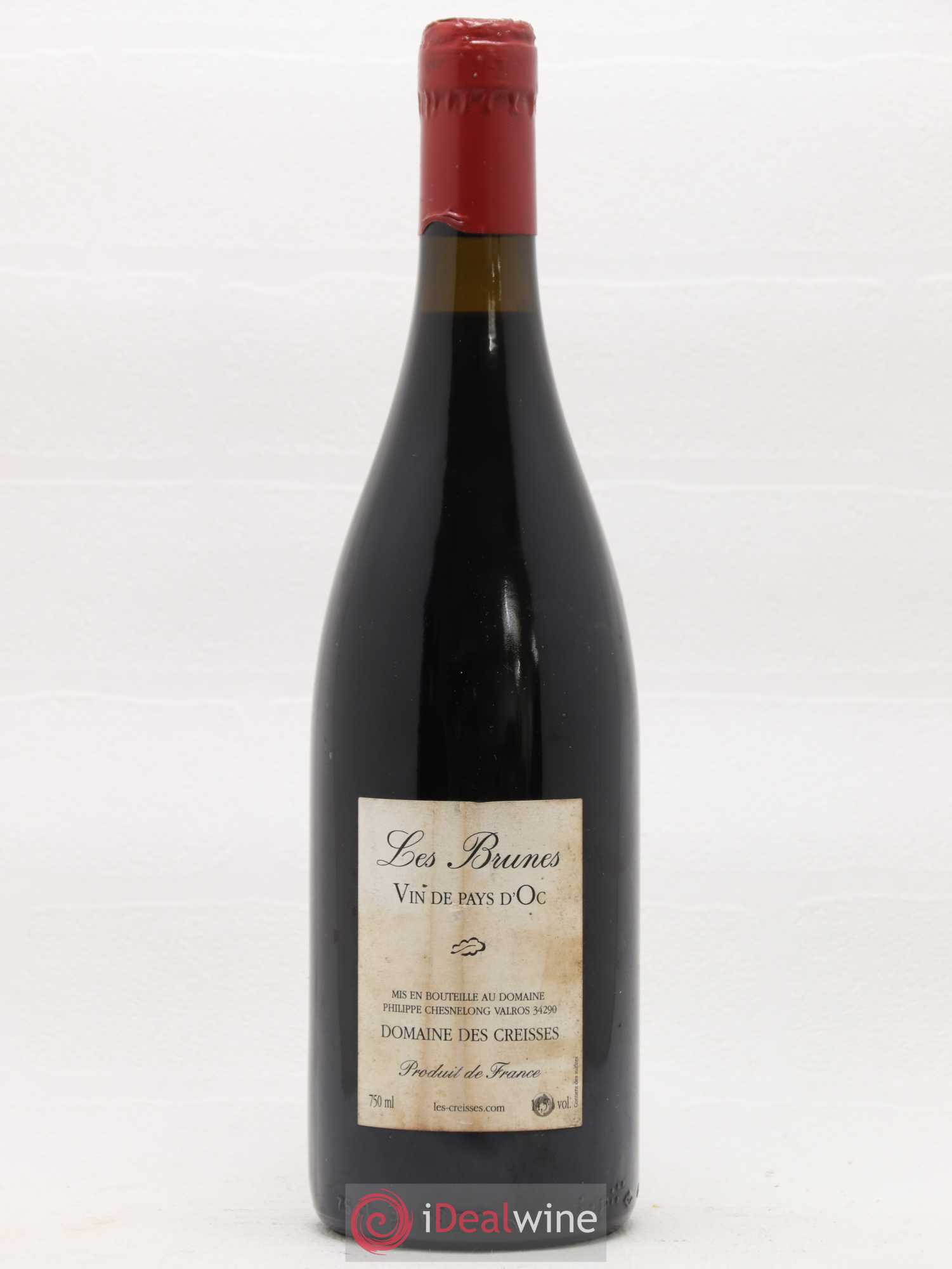 Pays d'Oc Les Brunes Domaine des Creisses 2004 - Posten von 1 Flasche - 1
