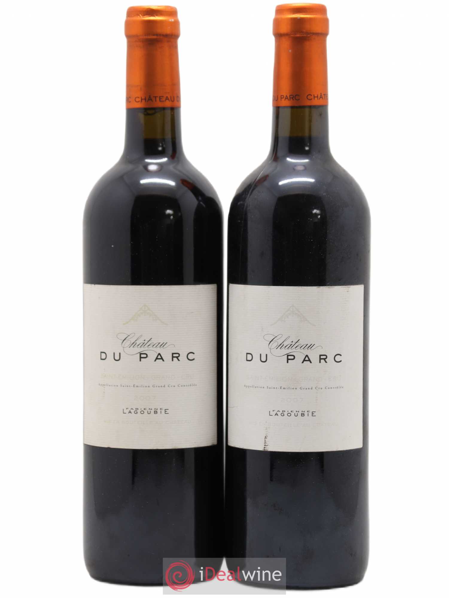 Saint-Émilion Grand Cru Château du Parc (sans prix de réserve) 2007 - Posten von 2 Flaschen - 0