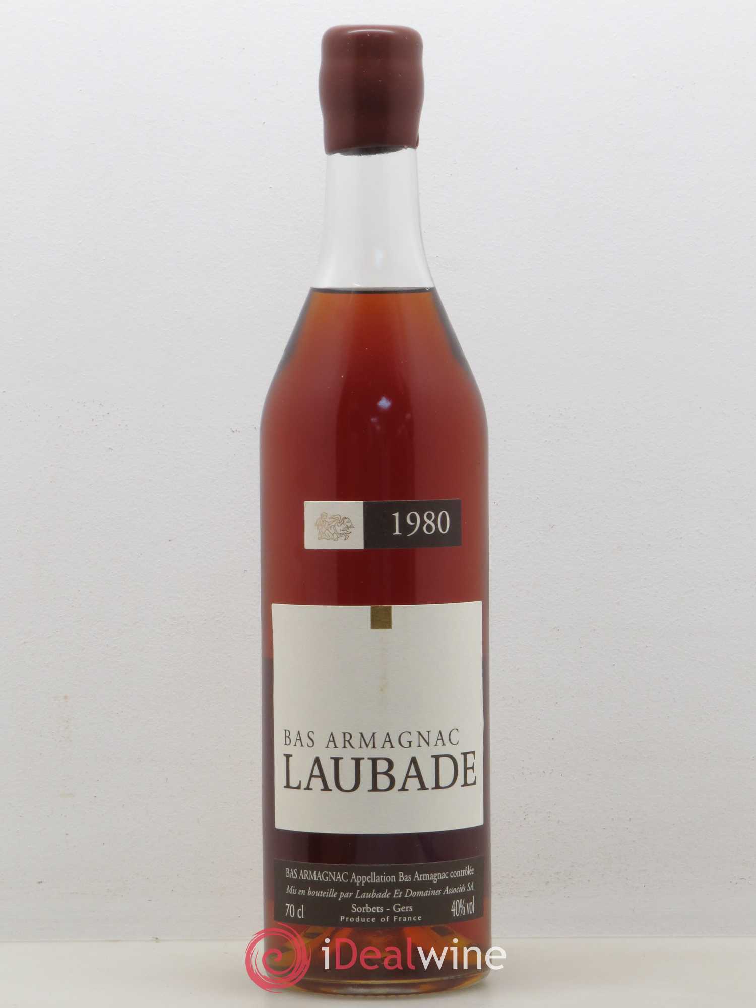 Bas-Armagnac Château de Laubade 1980 - Lot de 1 bouteille - 0