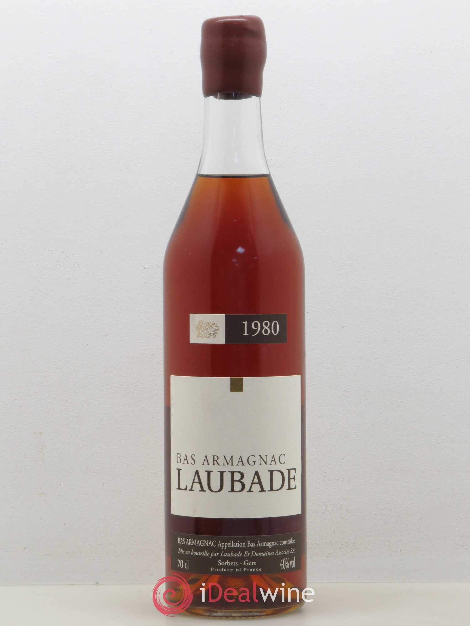 Bas-Armagnac Château de Laubade 1980 - Lot de 1 bouteille - 0