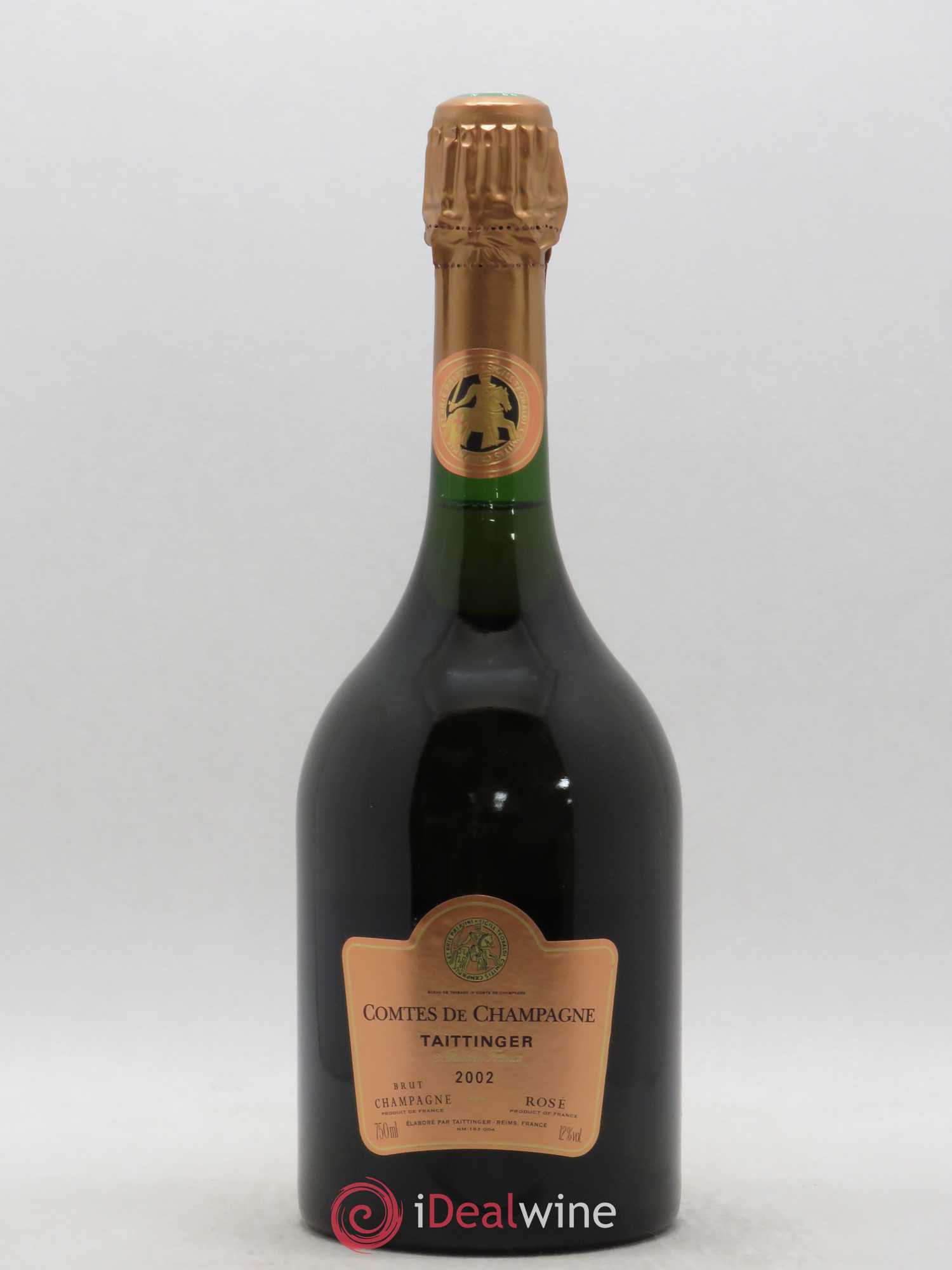 Comtes de Champagne Rosé Grand Cru Brut Taittinger 2002 - Lot de 1 bouteille - 0
