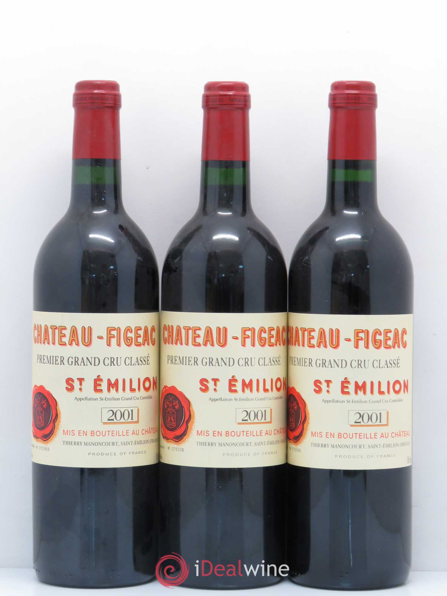 Château Figeac 1er Grand Cru Classé A 2001 - Lot de 12 bouteilles - 4