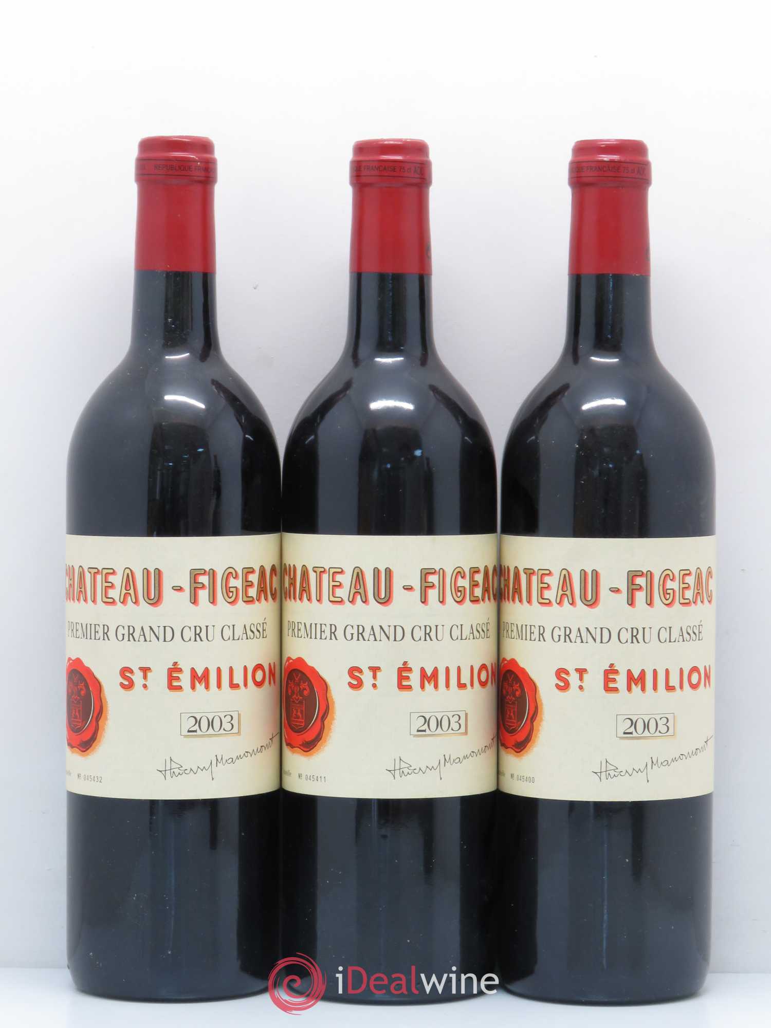 Château Figeac 1er Grand Cru Classé A 2003 - Lot de 12 bouteilles - 4