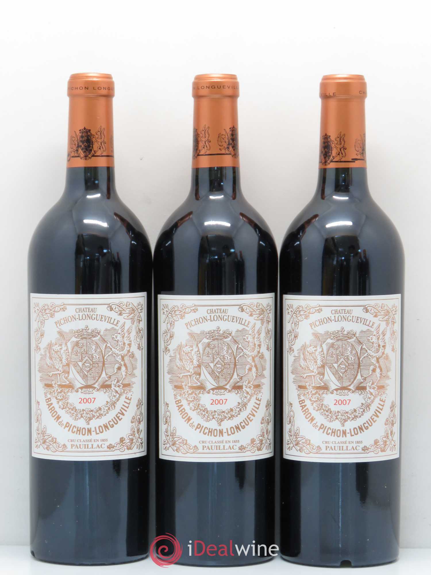 Pichon Longueville Baron 2ème Grand Cru Classé 2007 - Lot de 12 bouteilles - 3