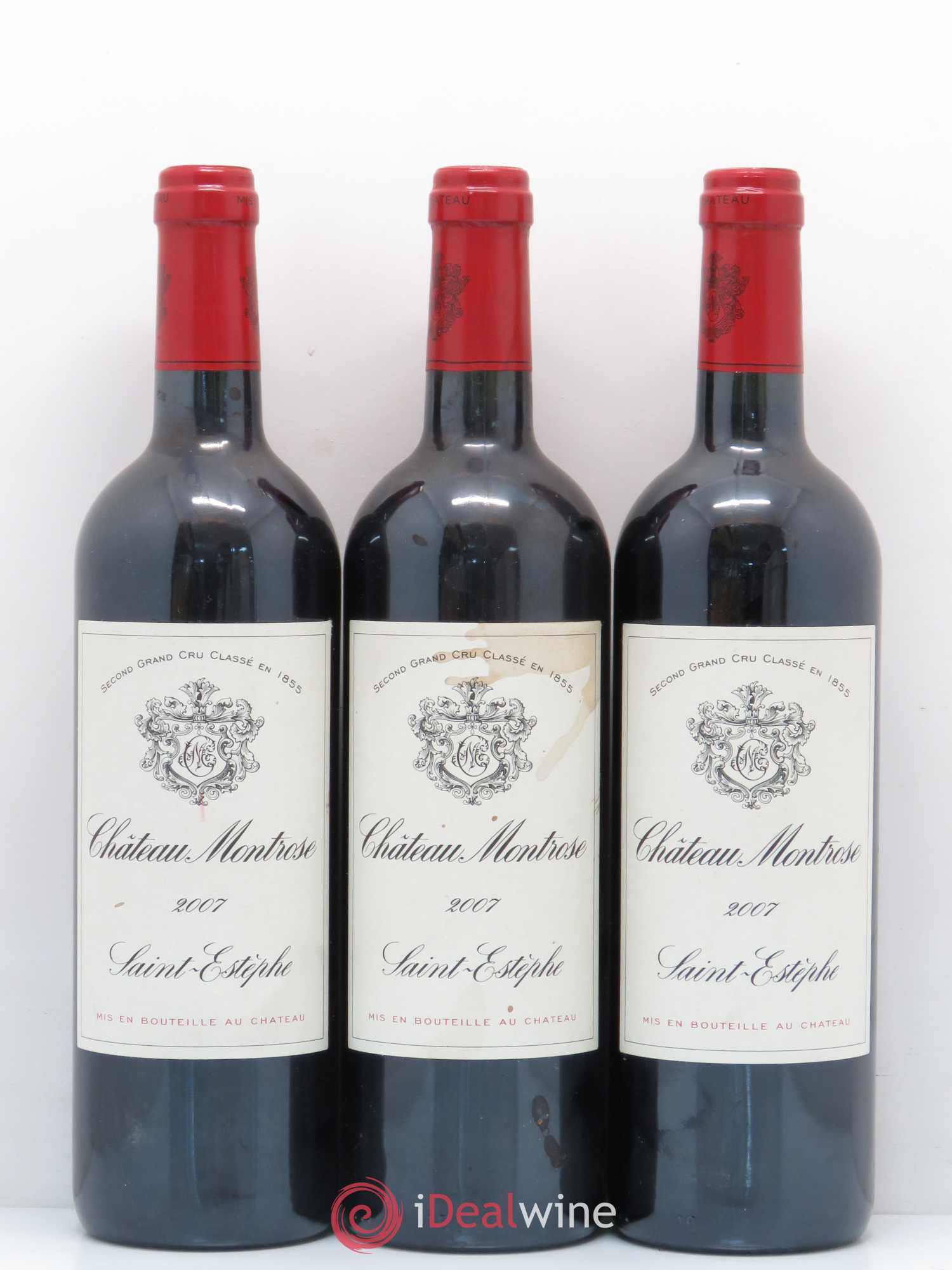 Château Montrose 2ème Grand Cru Classé 2007 - Lot de 6 bouteilles - 1