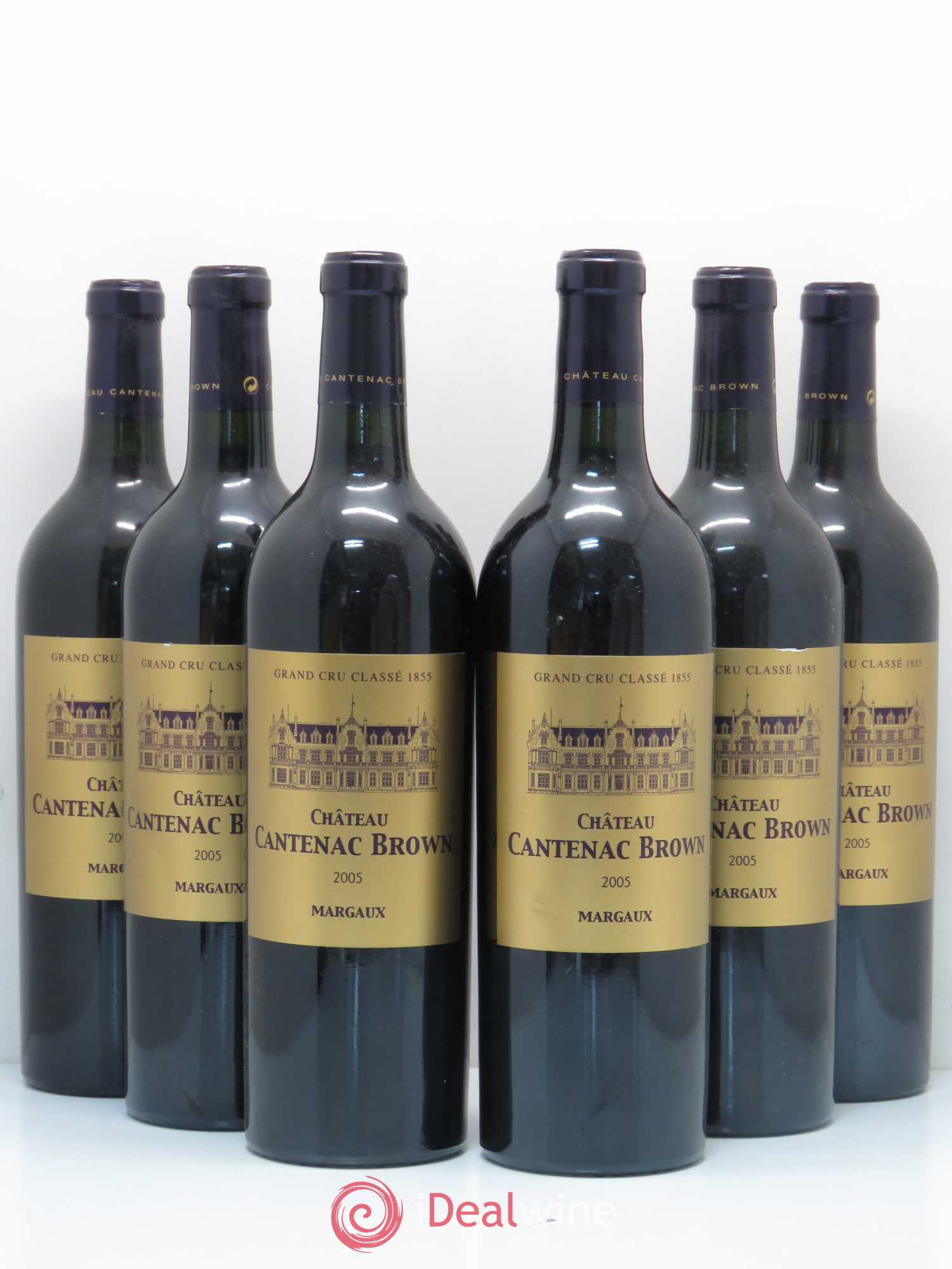 Château Cantenac Brown 3ème Grand Cru Classé 2005 - Lot de 6 bouteilles - 0