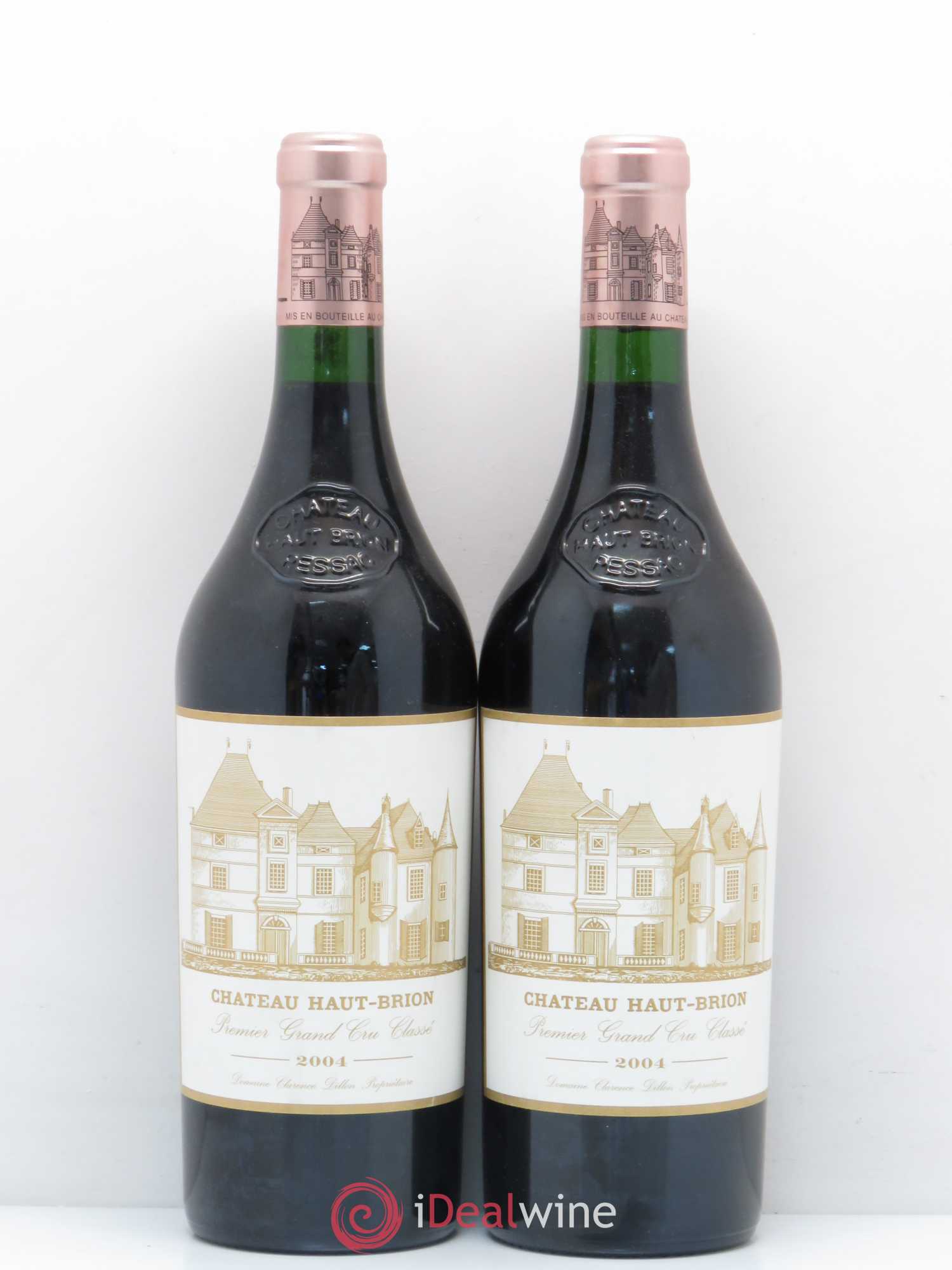 Château Haut Brion 1er Grand Cru Classé 2004 - Lot de 2 bouteilles - 0