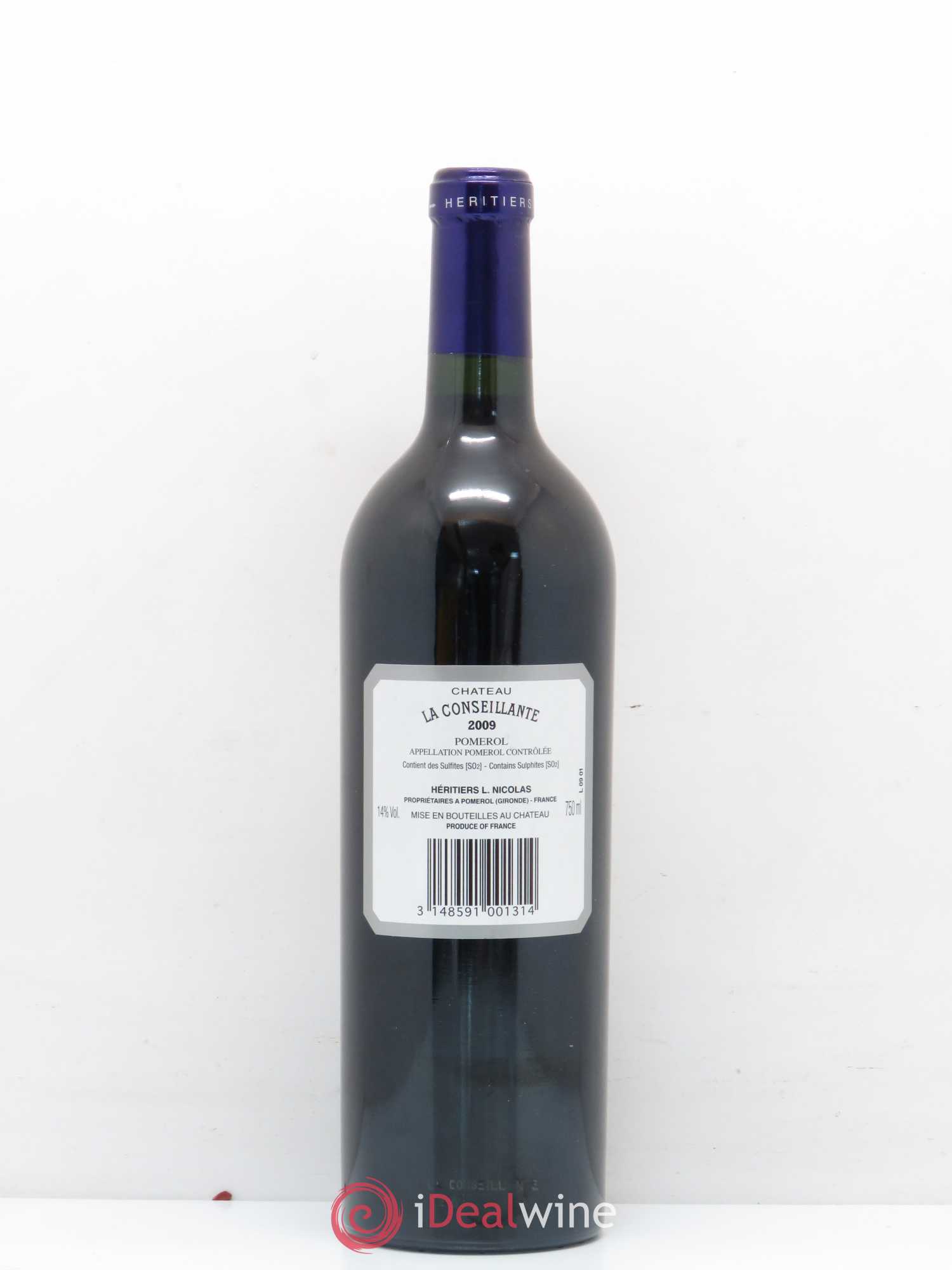Château la Conseillante 2009 - Lot de 1 bouteille - 1