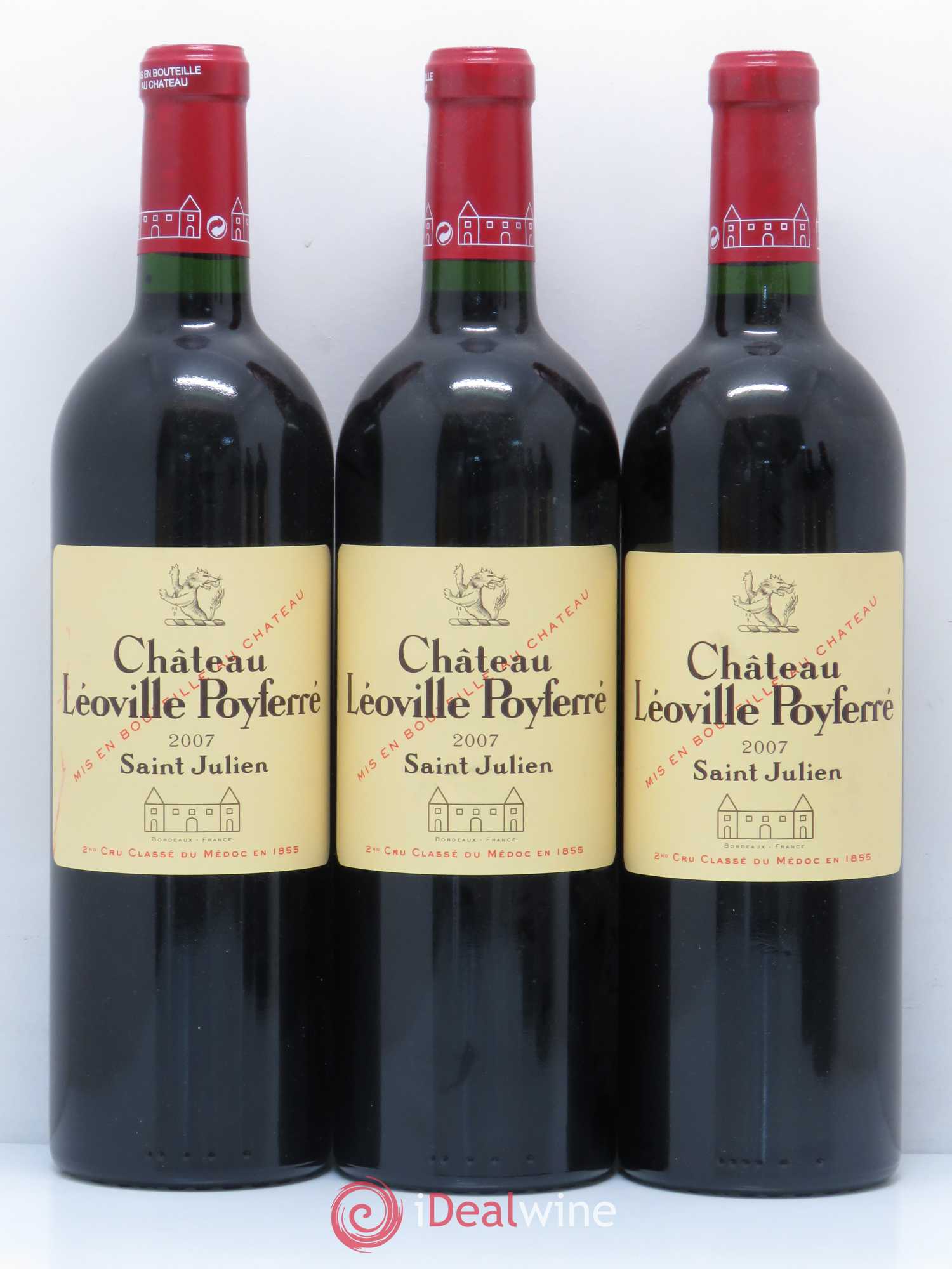 Château Léoville Poyferré 2ème Grand Cru Classé 2007 - Lot de 12 bouteilles - 3