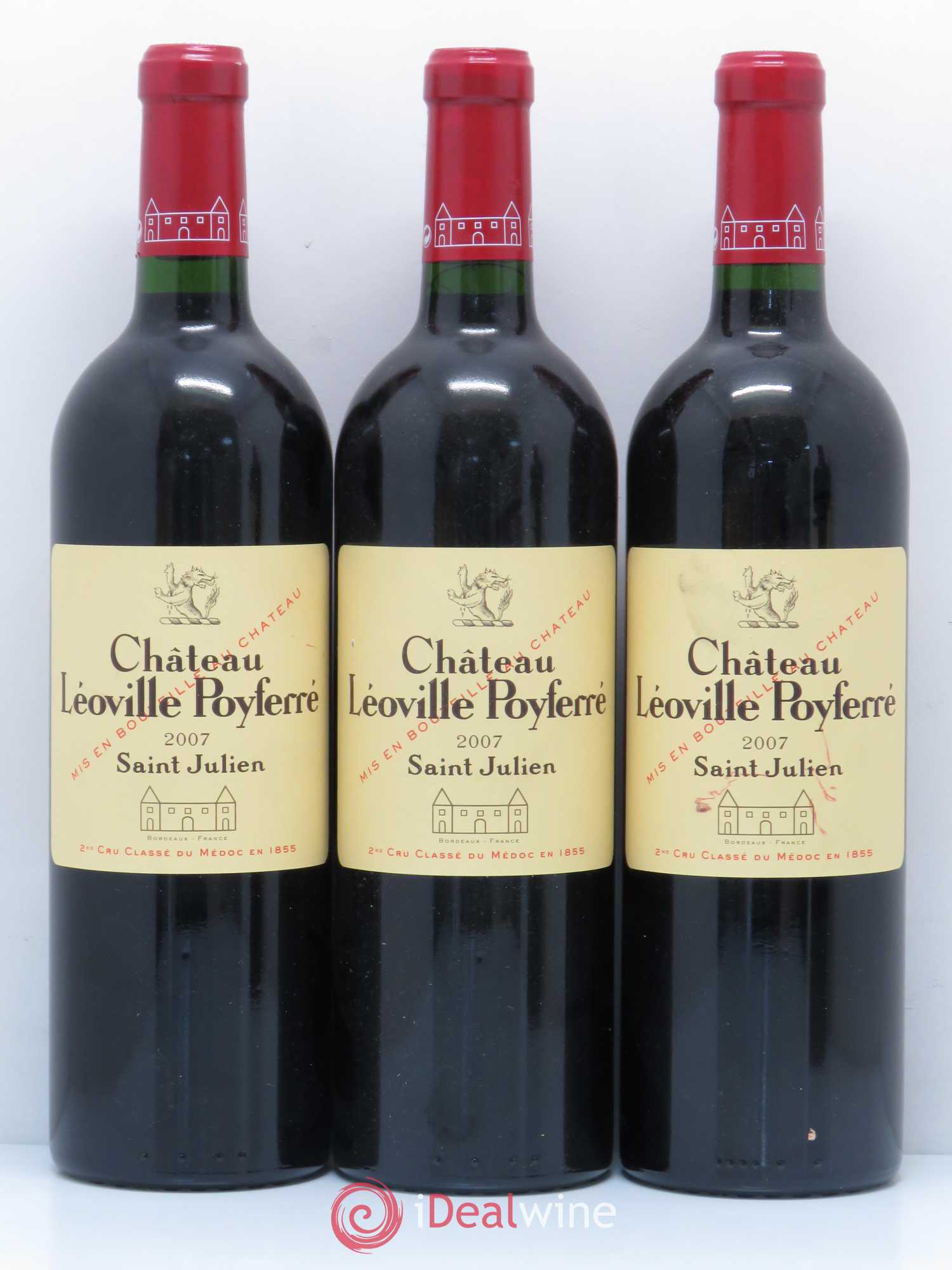 Château Léoville Poyferré 2ème Grand Cru Classé 2007 - Lot de 12 bouteilles - 4